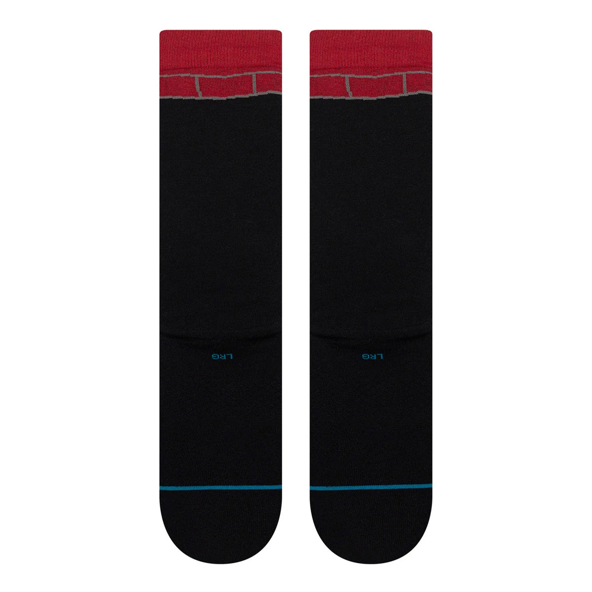 Stance Down The Chimney Crew Socks Black Socks A545D26DOW-BLK Close-up | Overkill
