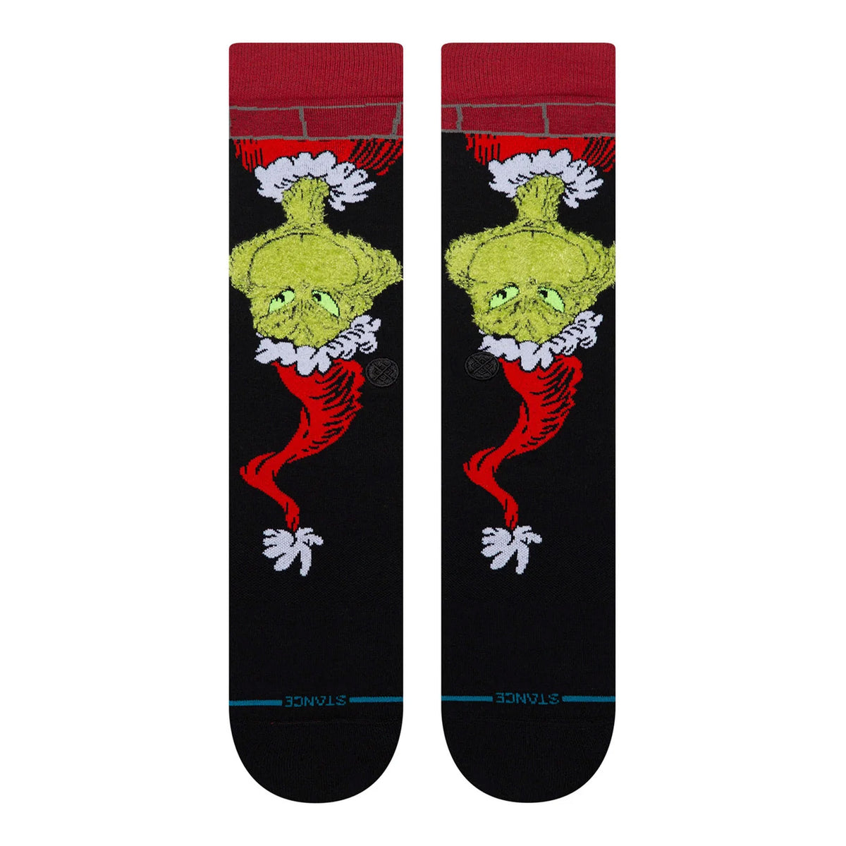 Stance Down The Chimney Crew Socks Black Socks A545D26DOW-BLK Detailfoto | Overkill