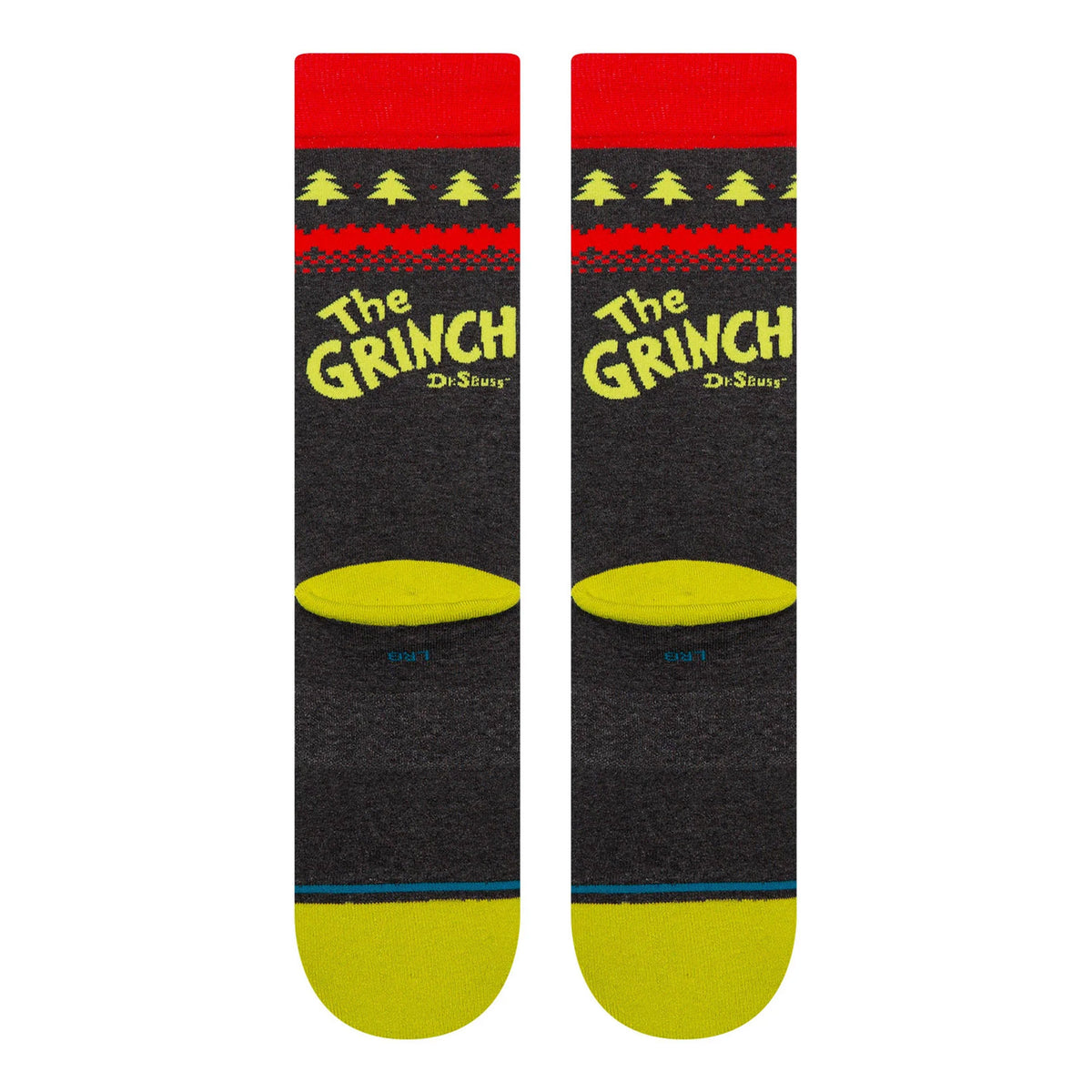 Stance Grinch Sweater Crew Socks Black Socks A545D26GRI-BLK Close-up | Overkill