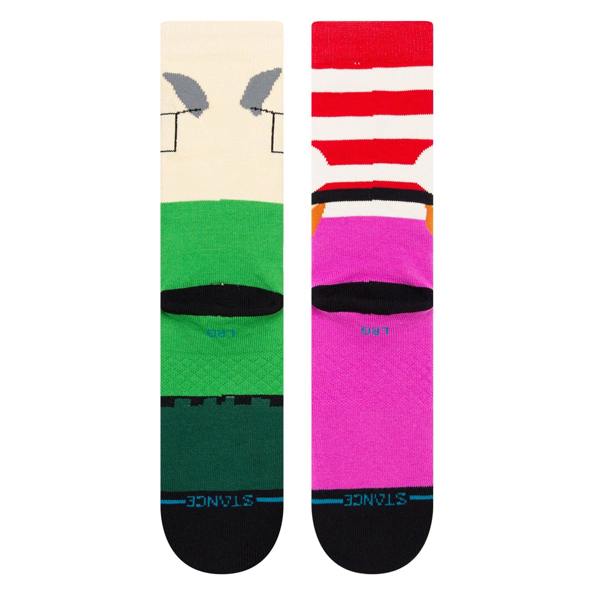 Stance Mr Garrison Socks Green Socks Close-up | Overkill