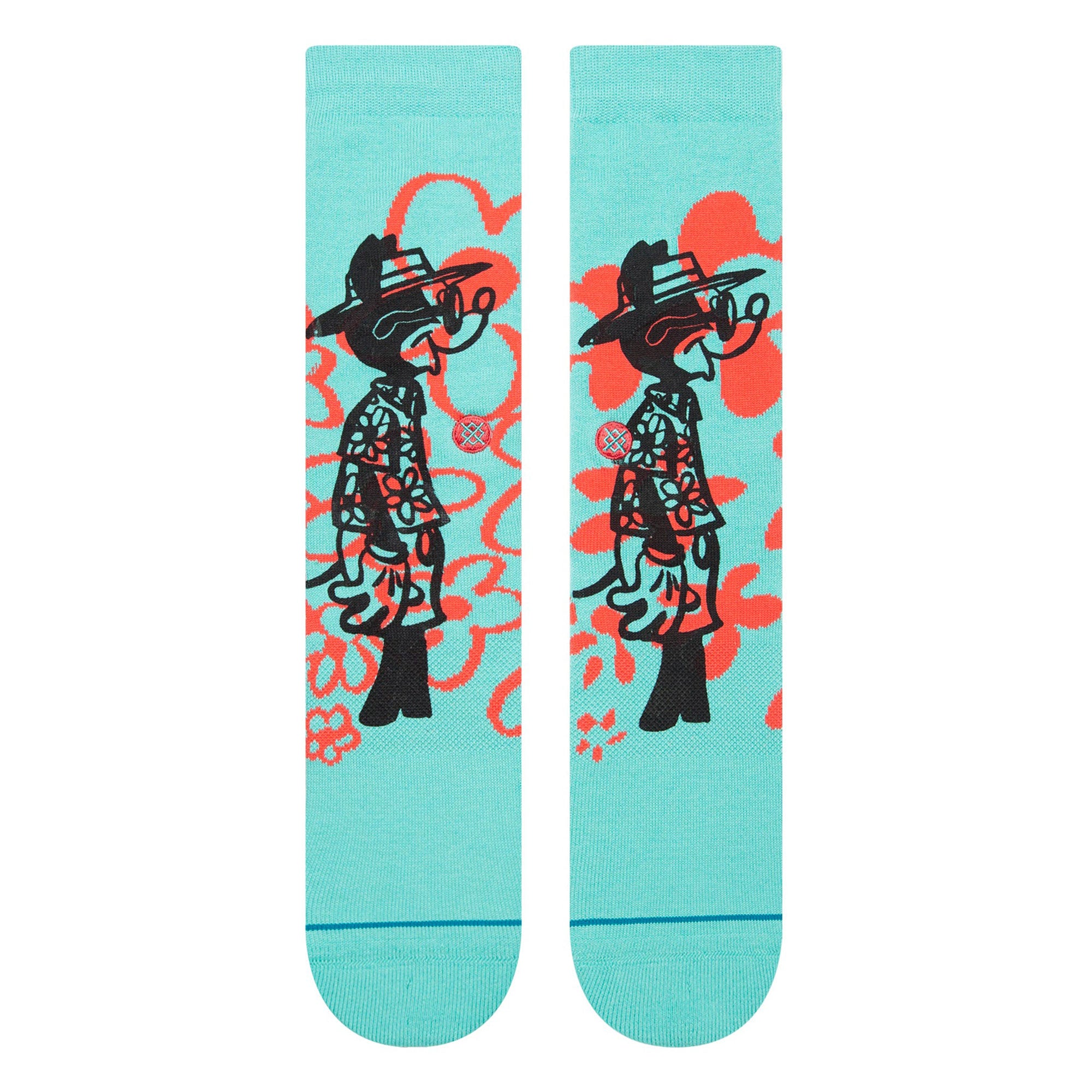 Stance Surf Check By Russ Socks Blue Socks Material | Overkill