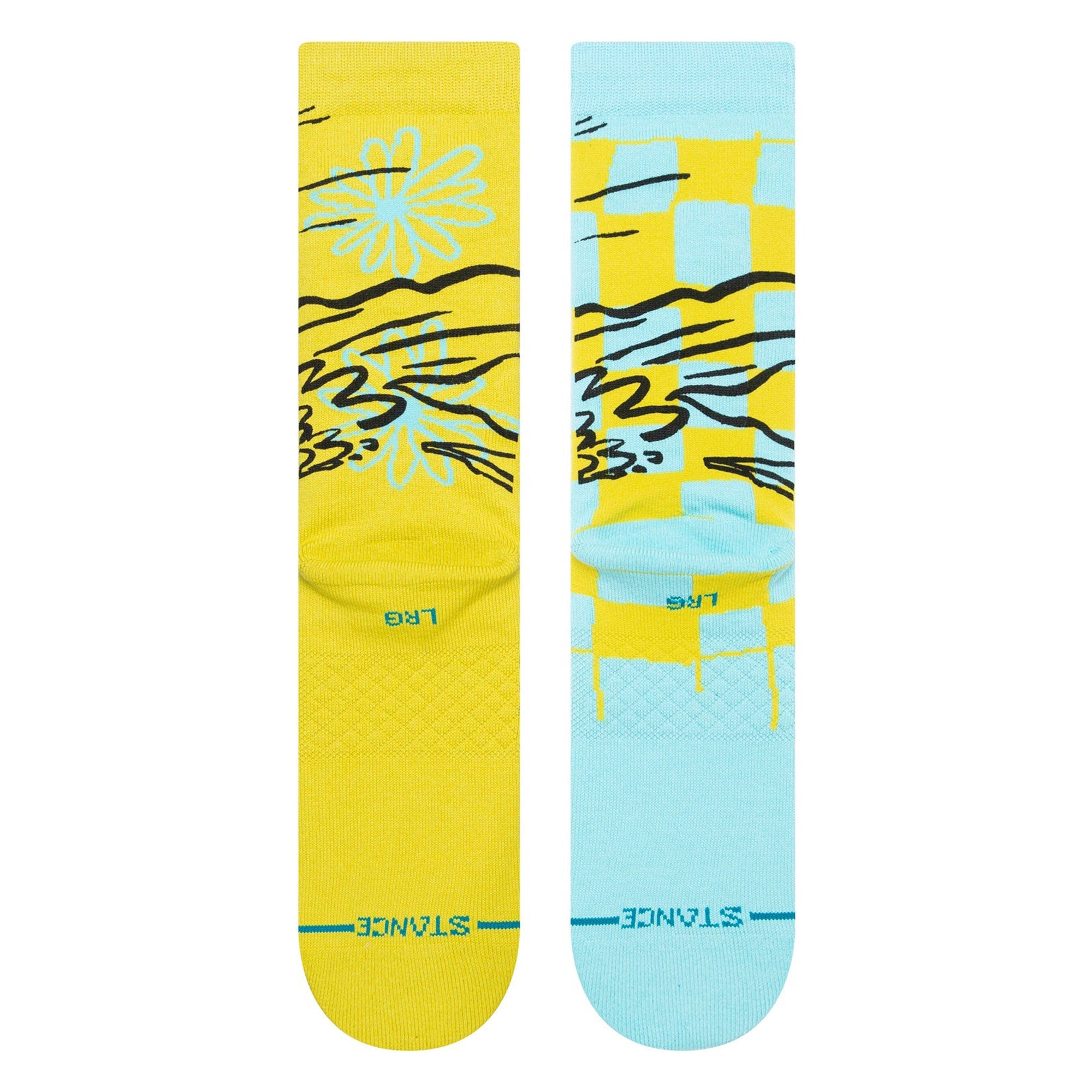 Stance Tandem By Russ Socks Blue Socks Close-up | Overkill