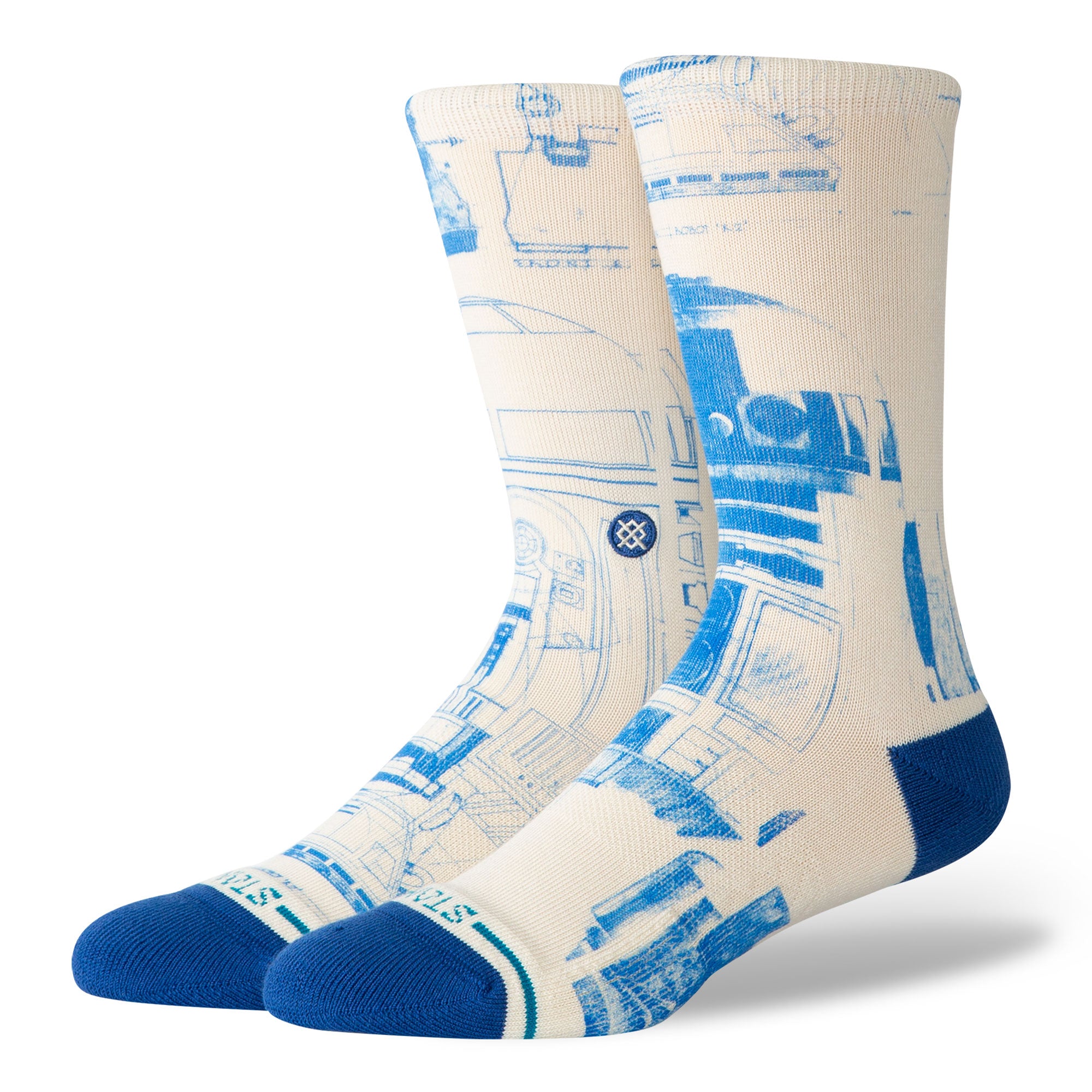 Stance R2 D2 SW Crew Socks Canvas Socks A555A25R2D-CVS | Overkill