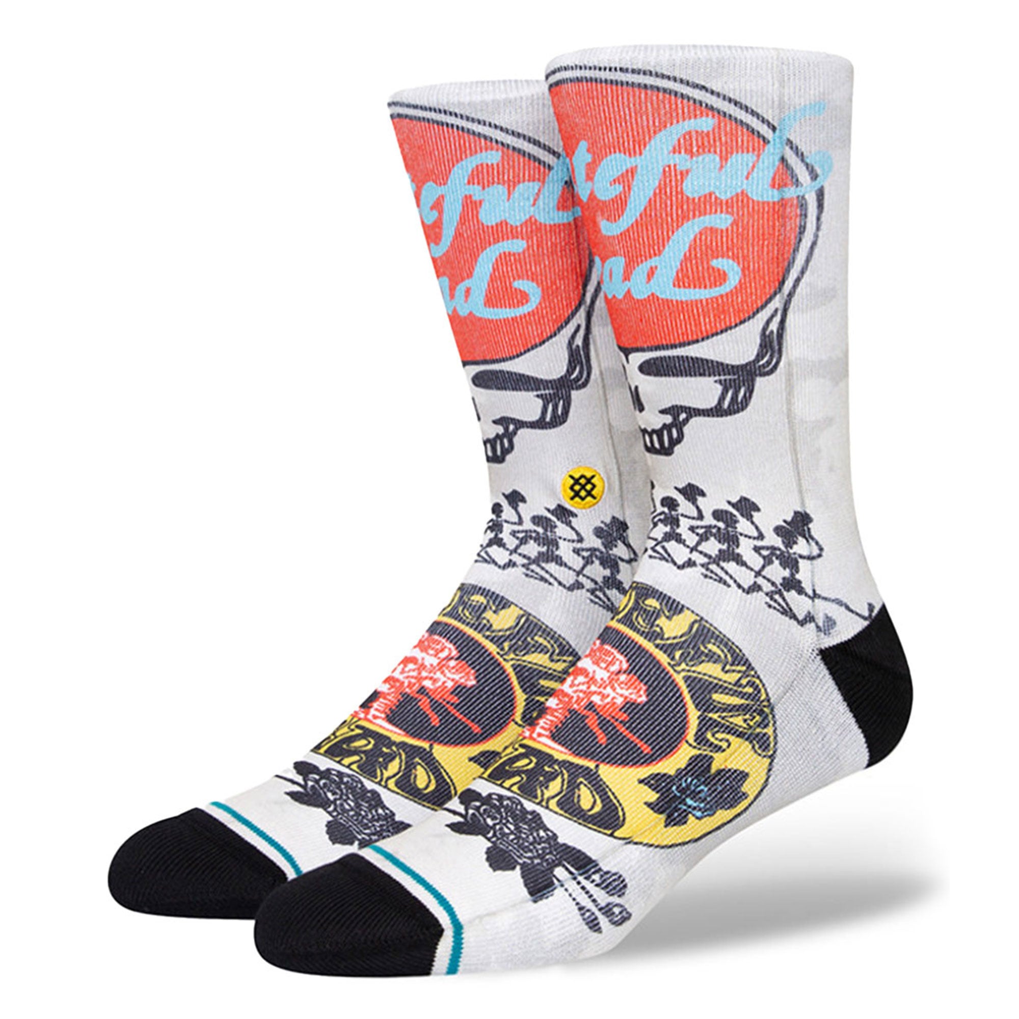 Stance Grate Socks Vintage White Socks A555B23GRA-VWH | Overkill