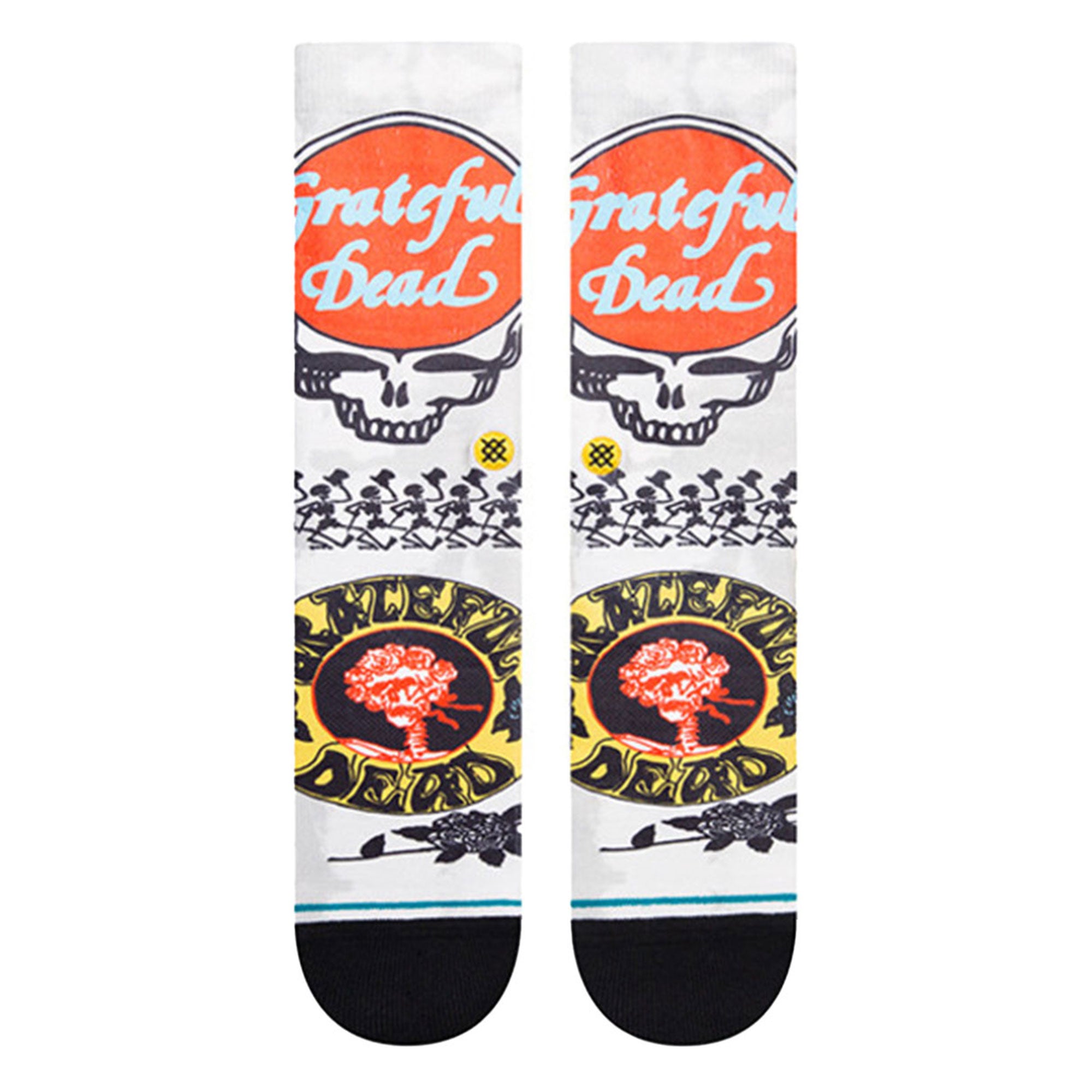 Stance Grate Socks Vintage White Socks Close-up | Overkill