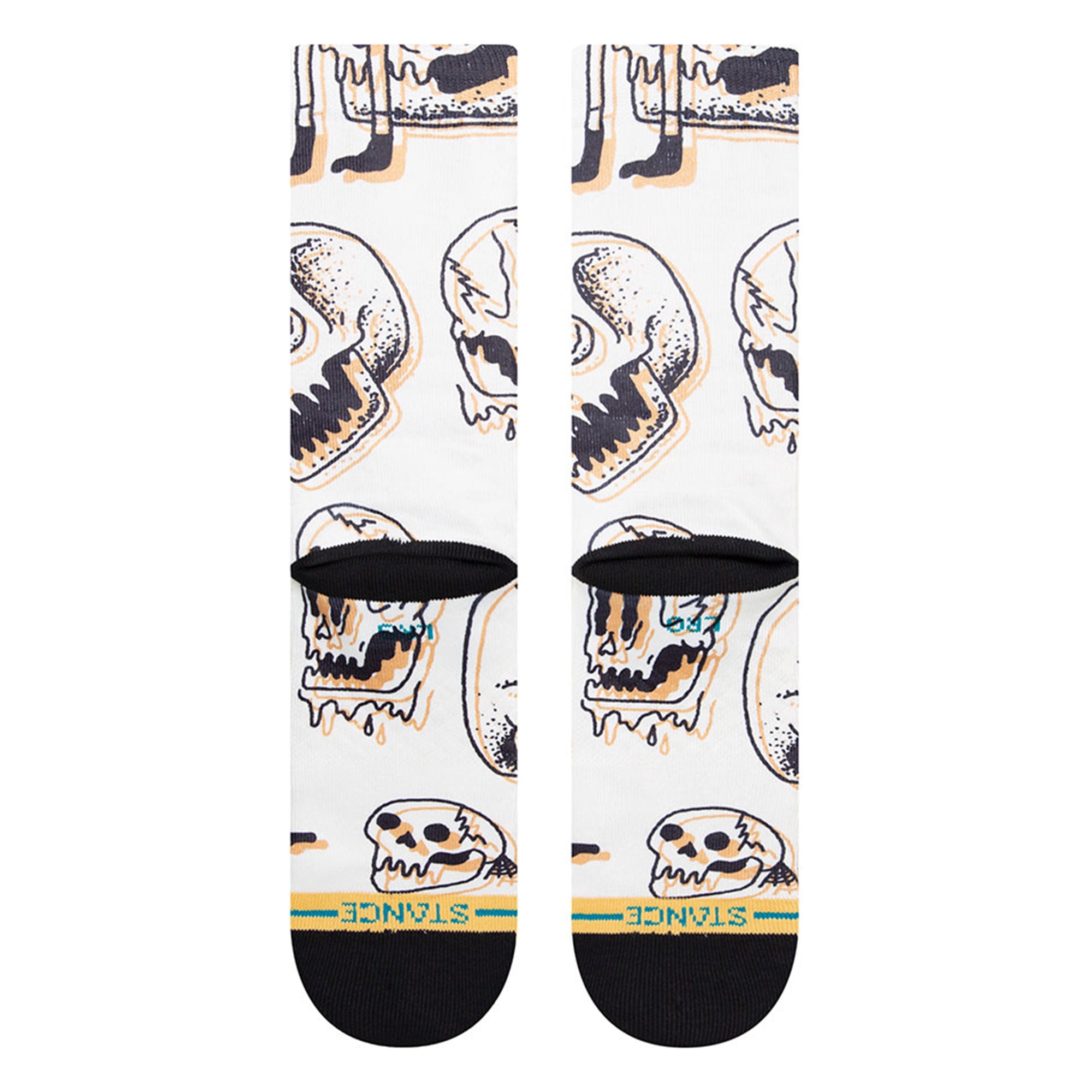Stance Talkin Heads Socks Vintage White Socks Material | Overkill