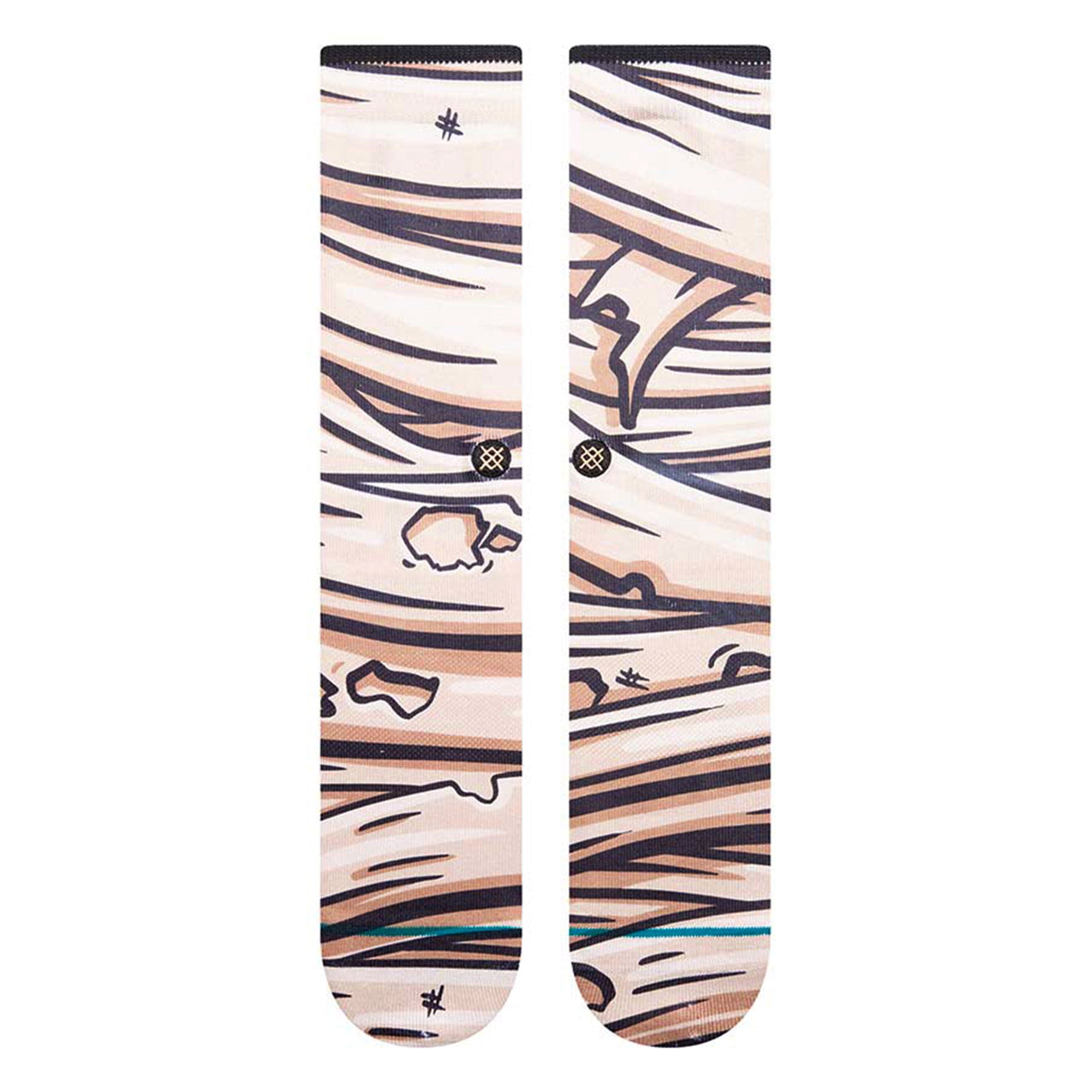Stance Mummy T Socks Tan Socks Close-up | Overkill