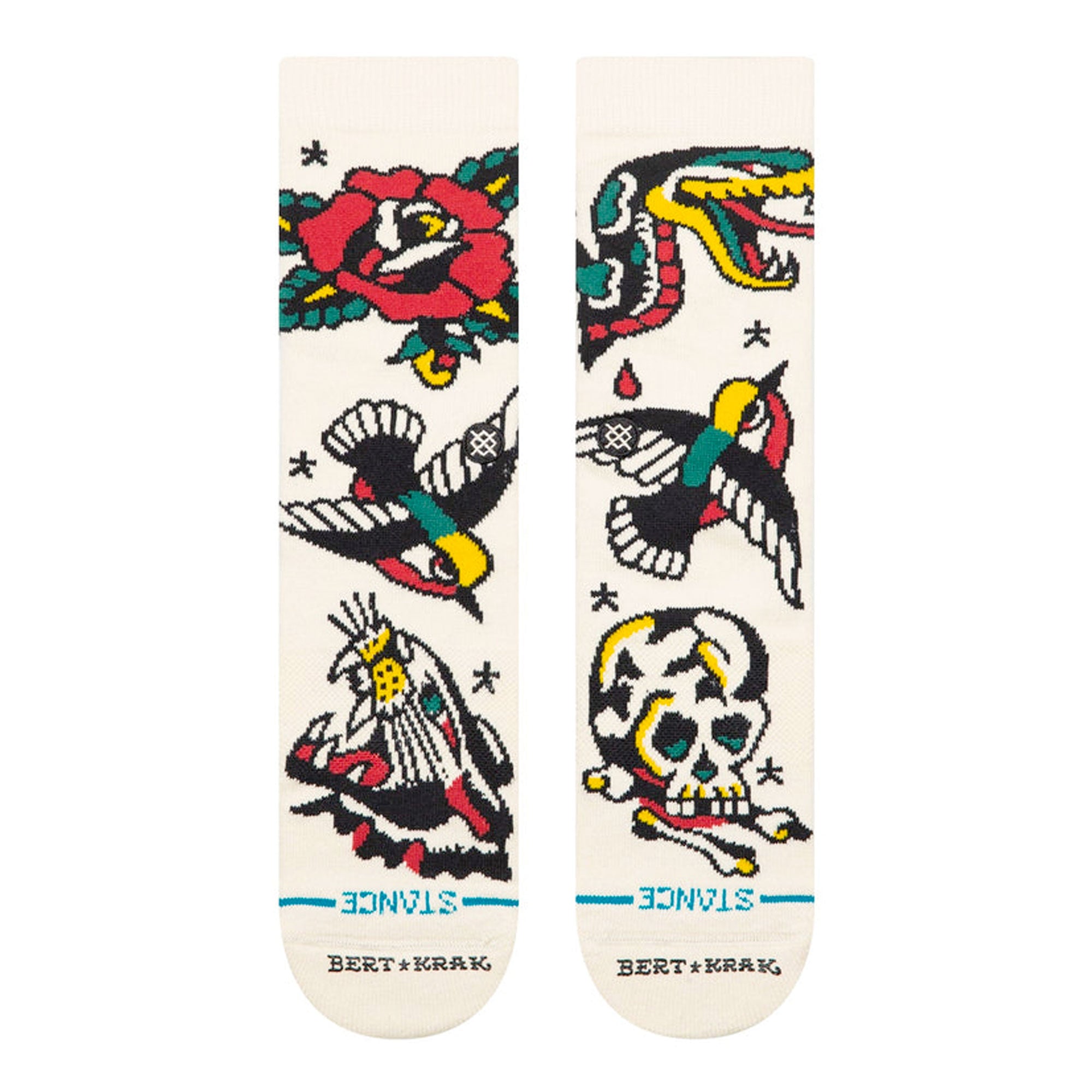 Stance Flash Crew Socks Canvas Socks A555C25FLA-CVS Detailfoto | Overkill