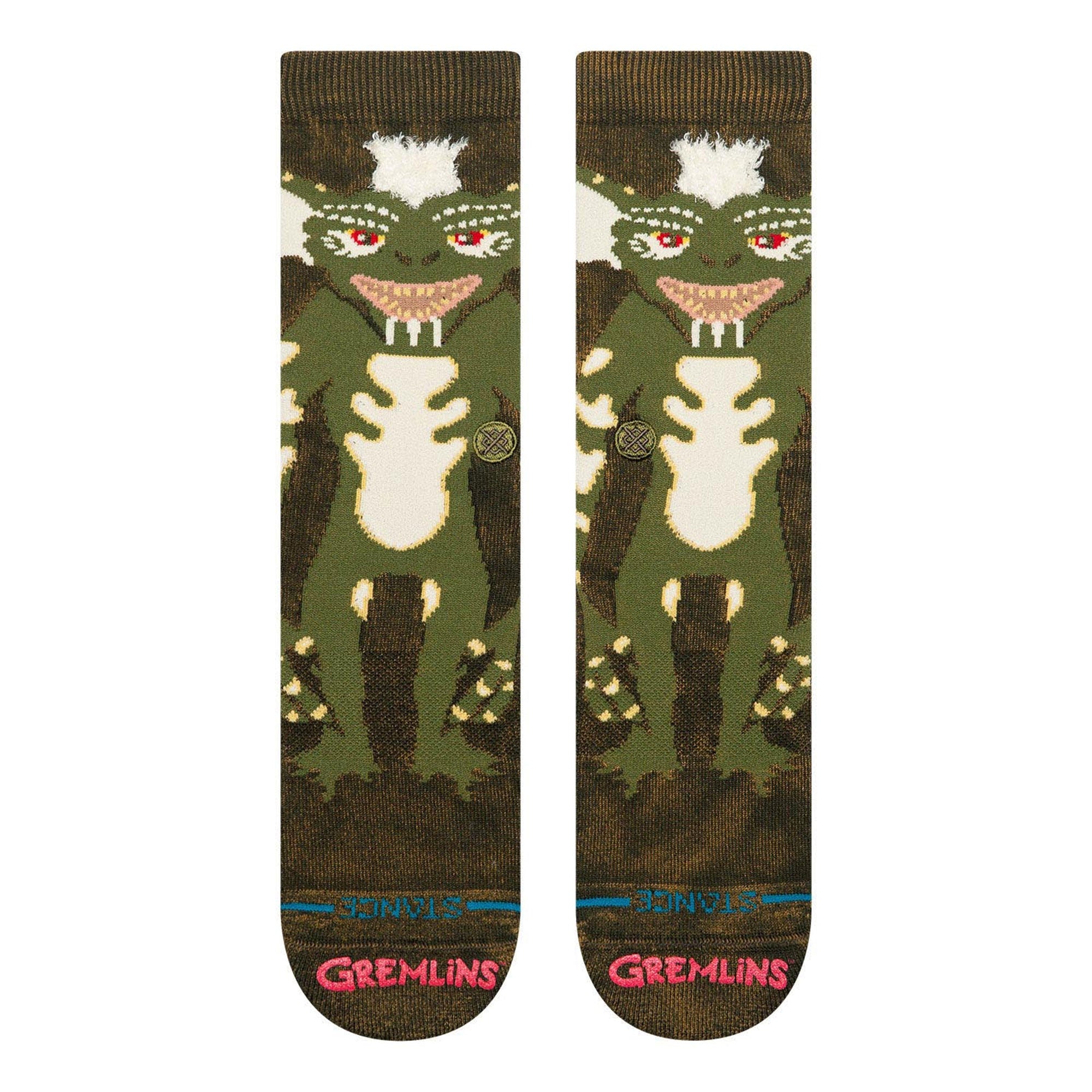 Stance Stripe Gremlins Crew Socks Dark Green Socks A555C26STR-DNG Detailfoto | Overkill
