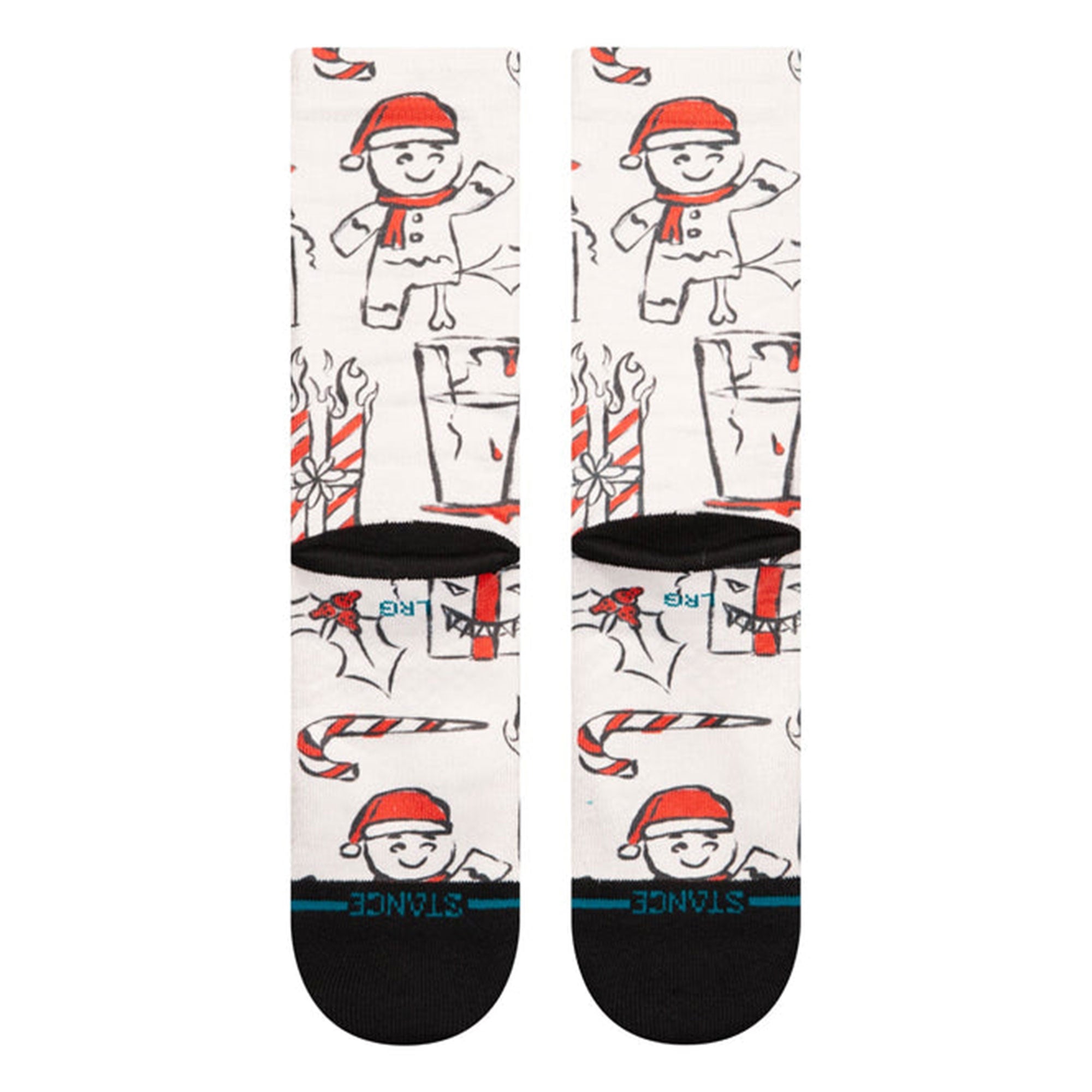 Stance Angry Holidayz Socks Off White Socks Material | Overkill