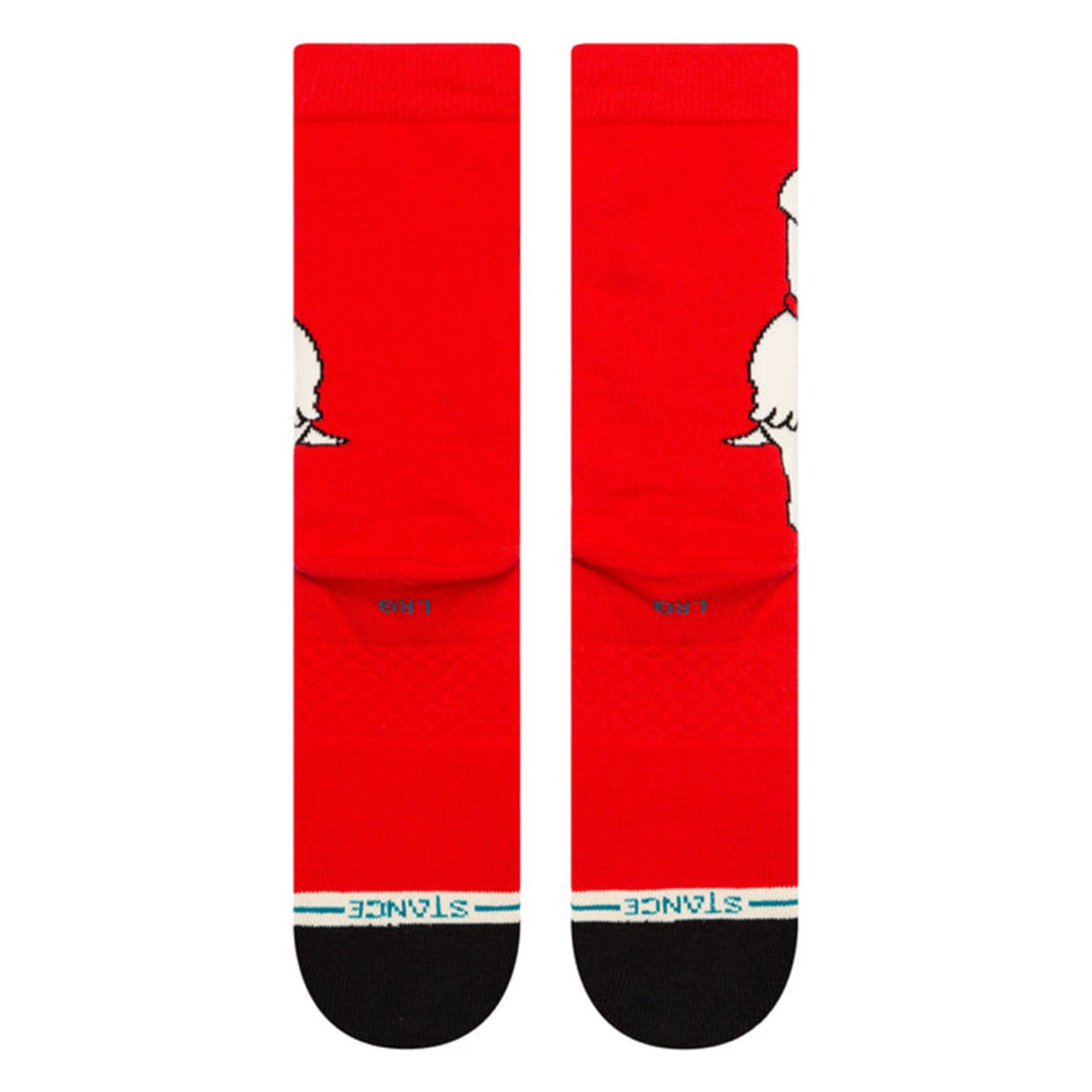 Stance The Dog Socks Red Socks Material | Overkill