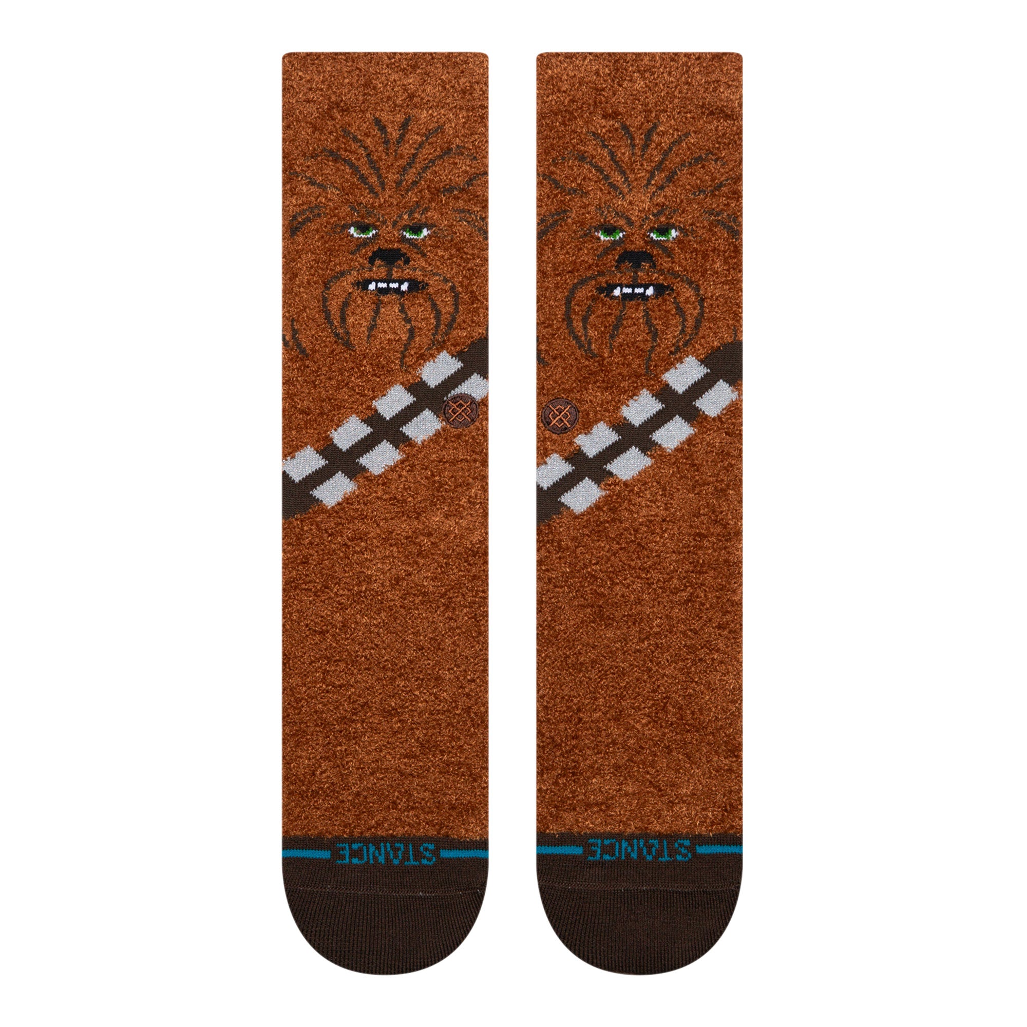 Star Wars x Stance Chewie Crew Socks Brown Socks A555D25CHE-BRN Close-up | Overkill