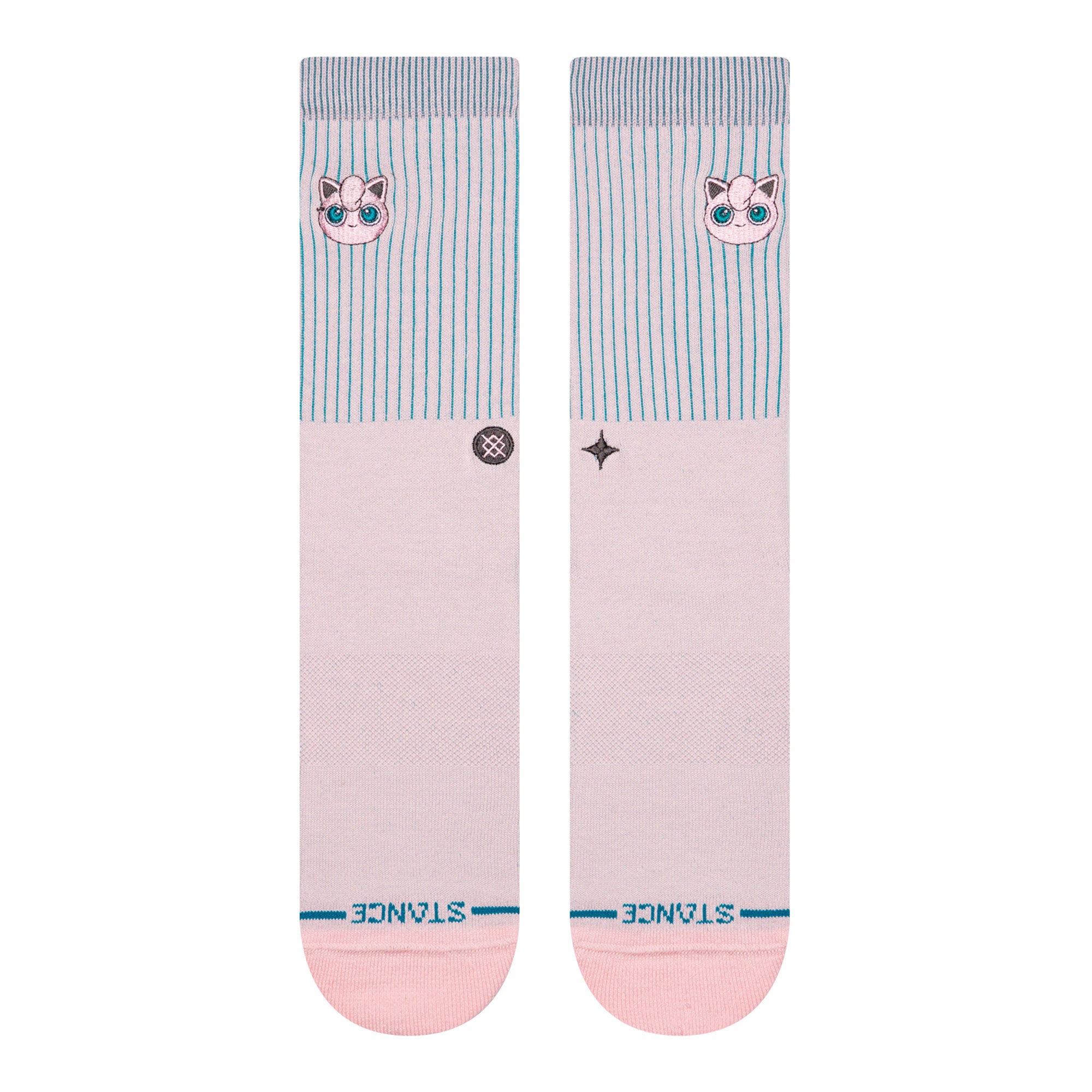 Pokemon x Stance Jigglypuff Crew Socks Pink Socks A555D25PAT-PNK Detailfoto | Overkill