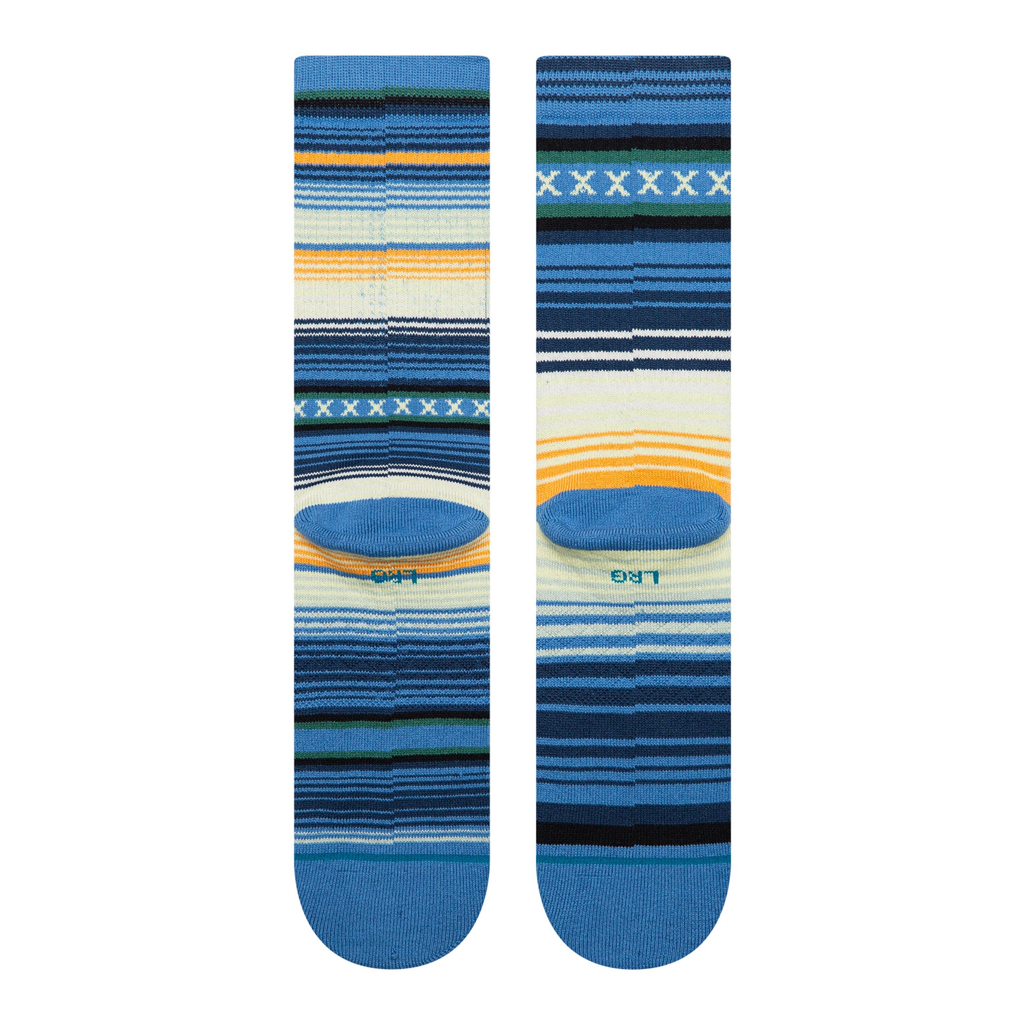 Stance Curren ST Crew Socks Capri Blue Socks A556A20CHS-CAP Close-up | Overkill