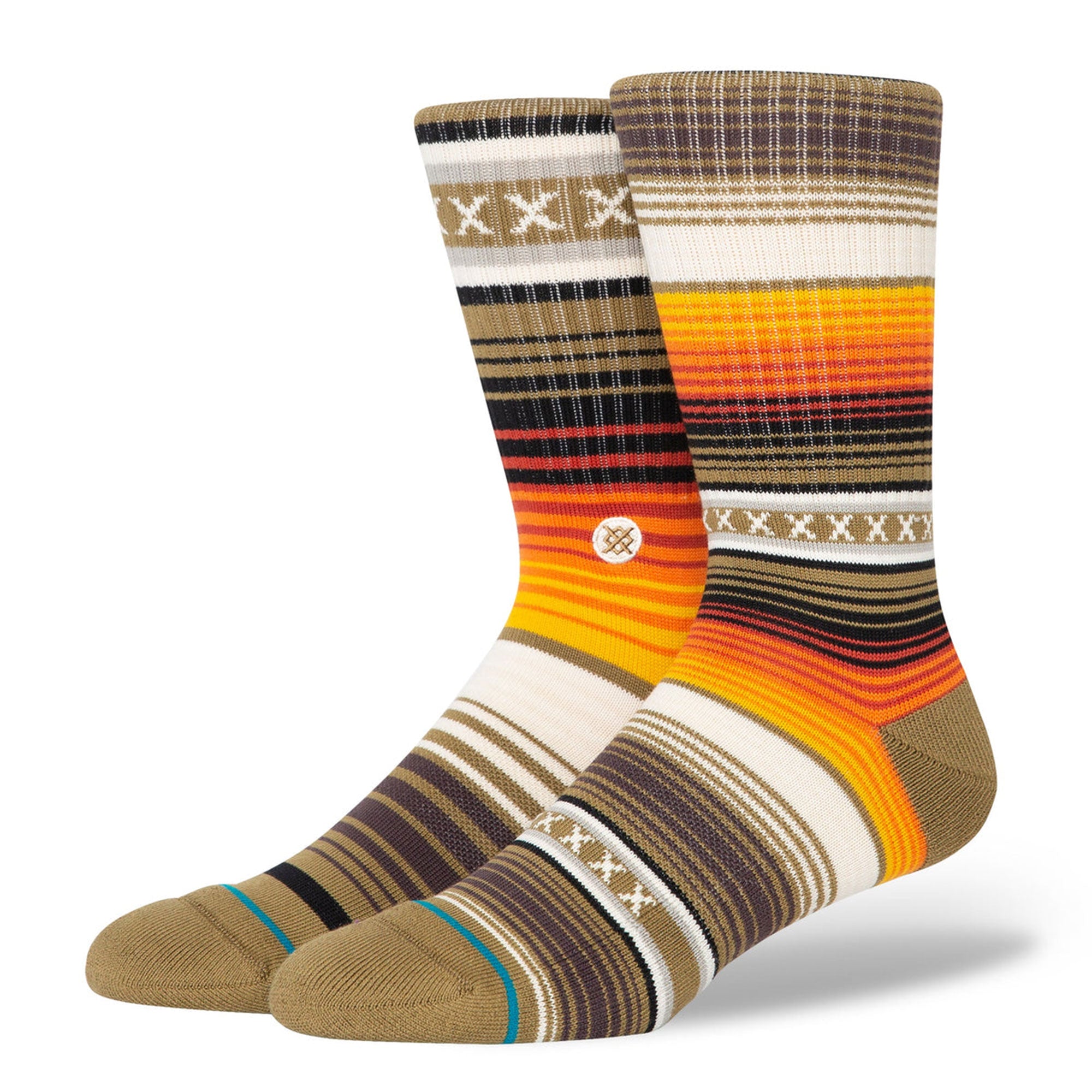 Stance Curren ST Crew Socks Dark Green Socks A556A20CHS-DNG | Overkill