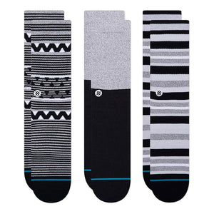 Stance Albie 3 Pack Socks Multi Socks A556A21ALB-MUL | Overkill