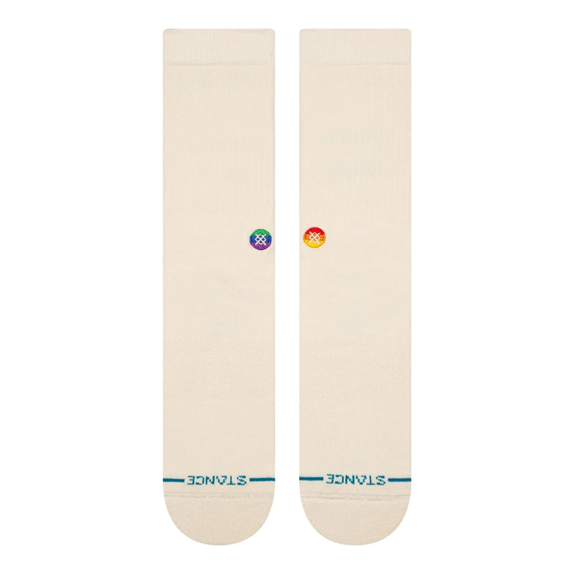 Stance Love Crew Socks White Socks Close-up | Overkill