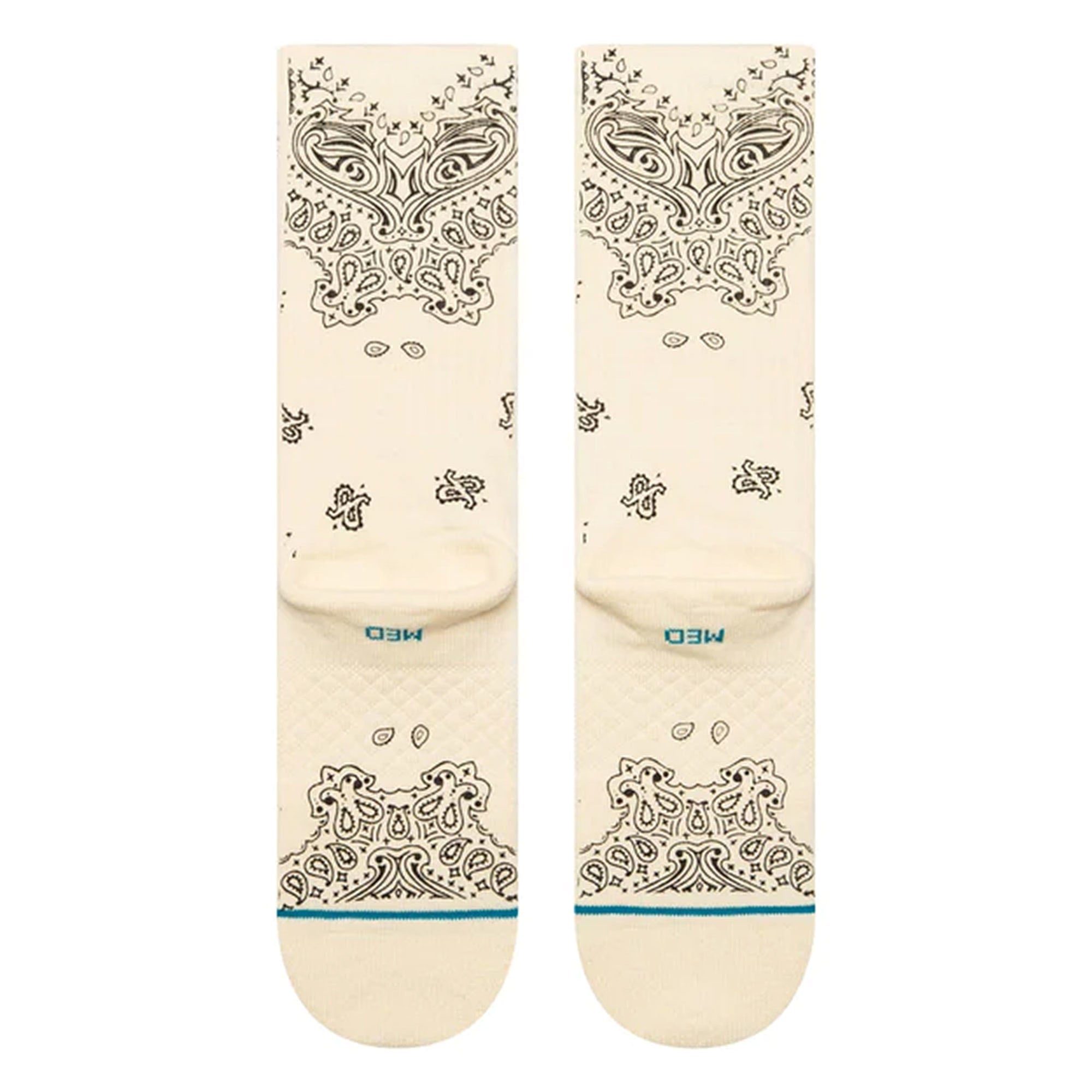 Stance Hanky Socks Cream Socks Close-up | Overkill