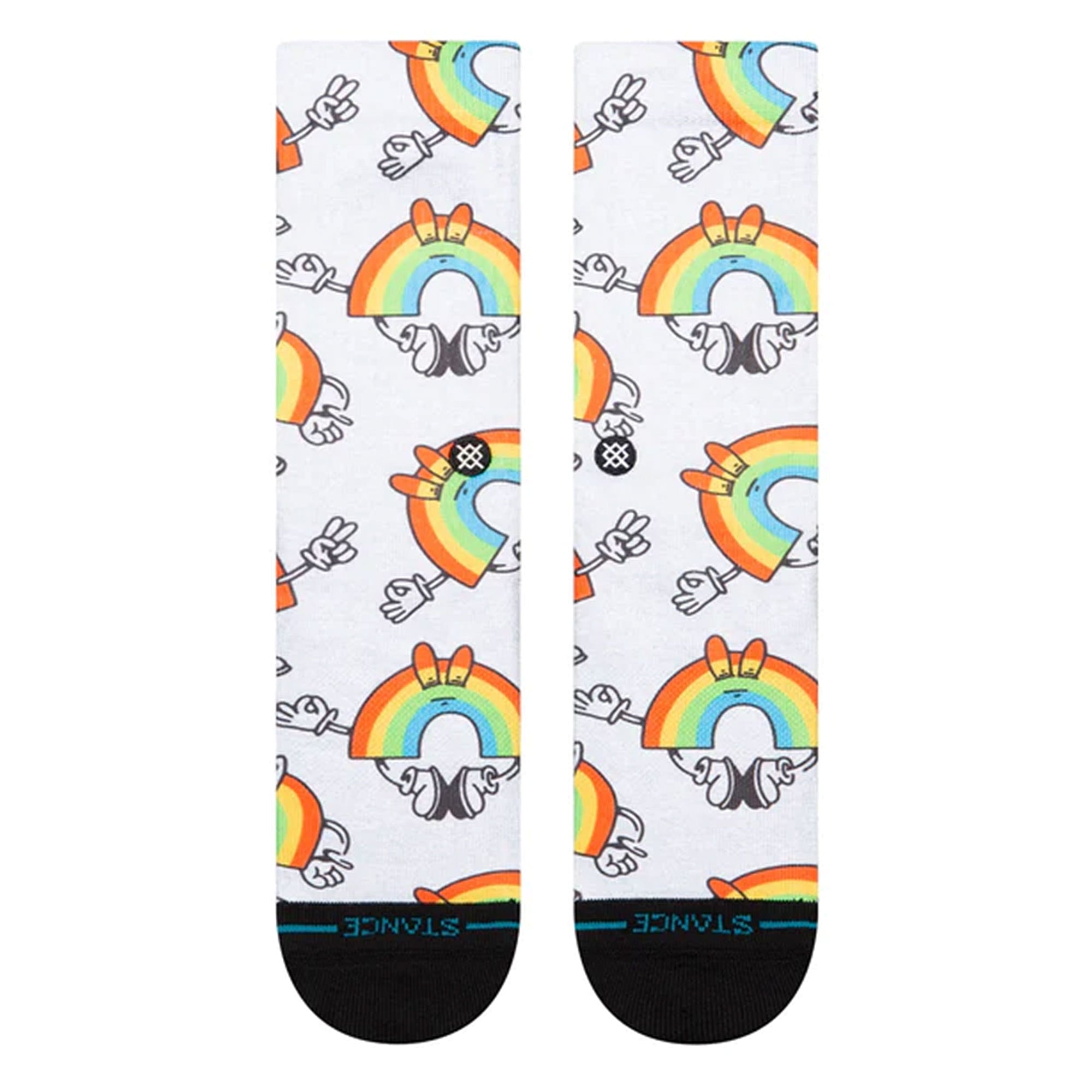Stance Vibeon Socks Rainbow Socks Close-up | Overkill