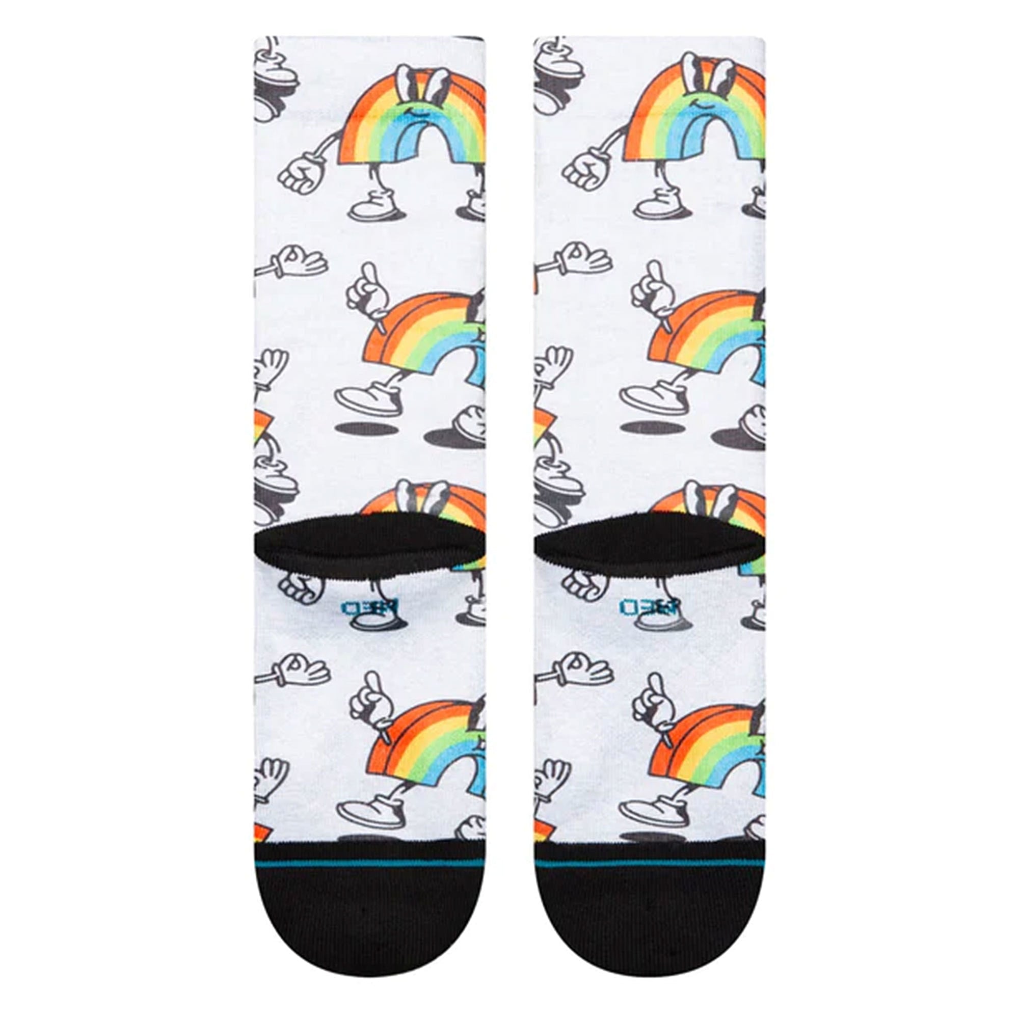 Stance Vibeon Socks Rainbow Socks Material | Overkill