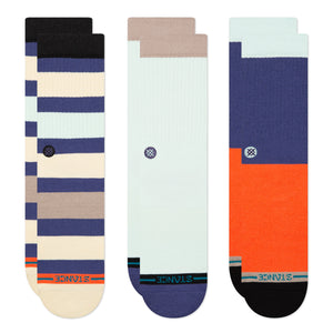 Stance Bayside Crew 3 Pack Socks Multi Socks A556A25BAY-MUL | Overkill