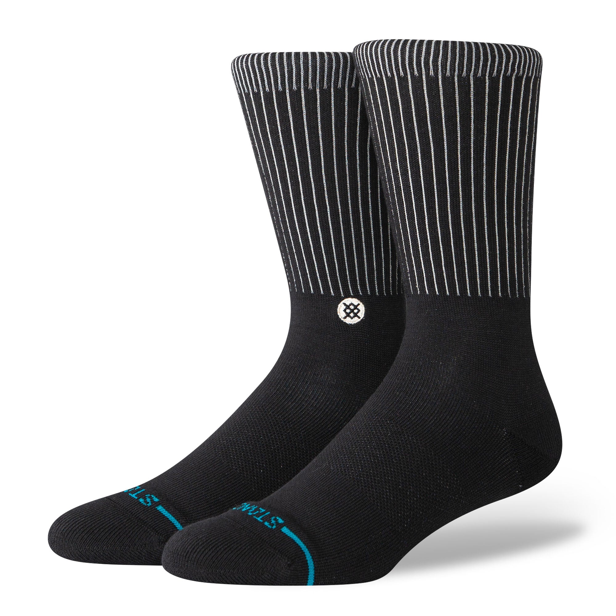 Stance Icon Pop Crew Socks Black Socks A556A25ICO-BLK | Overkill