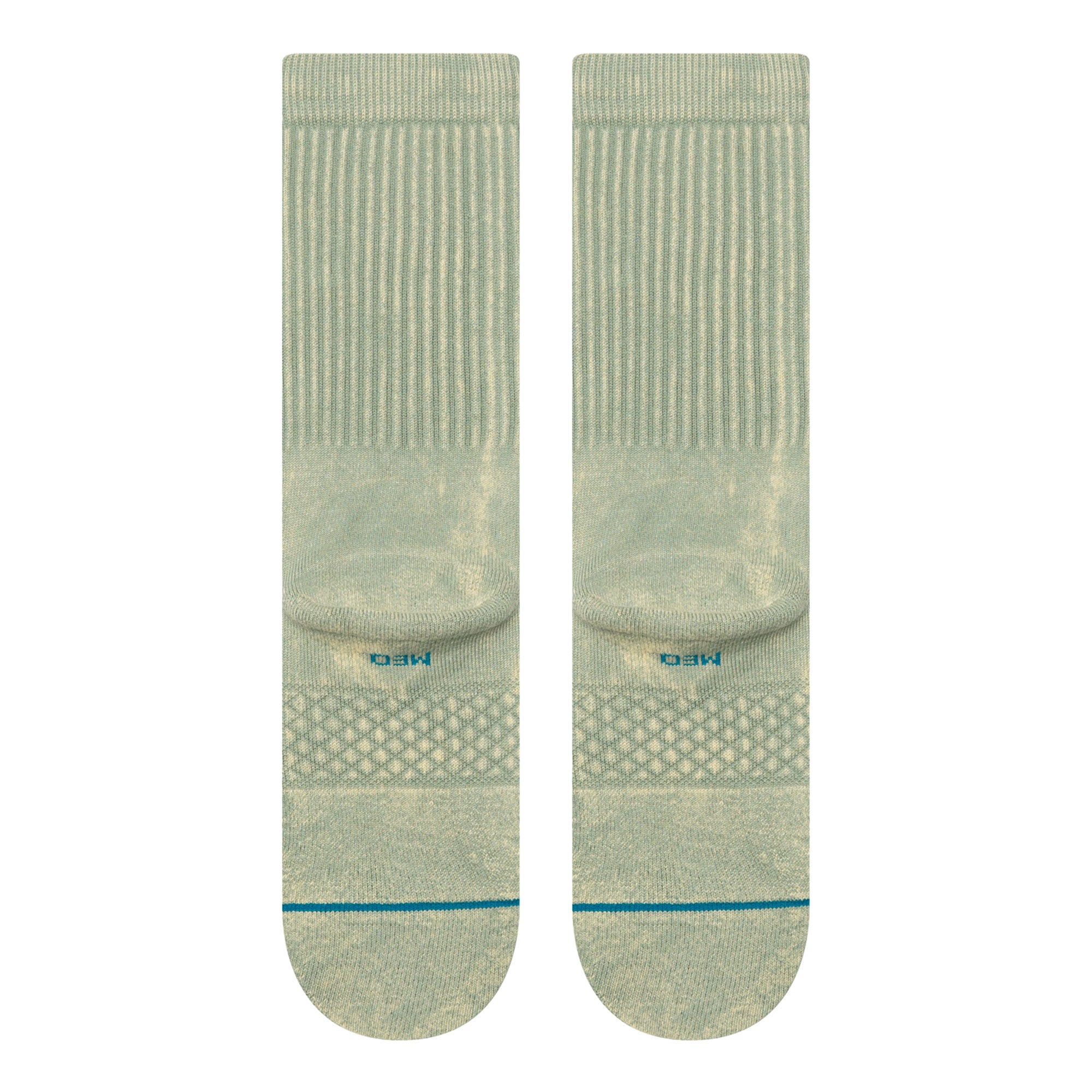 Stance Icon Dyed Crew Socks Sea Green Socks Material | Overkill