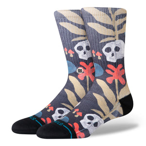 Stance Tropiskull Crew Socks Black Socks A556A25TRO-BLK | Overkill