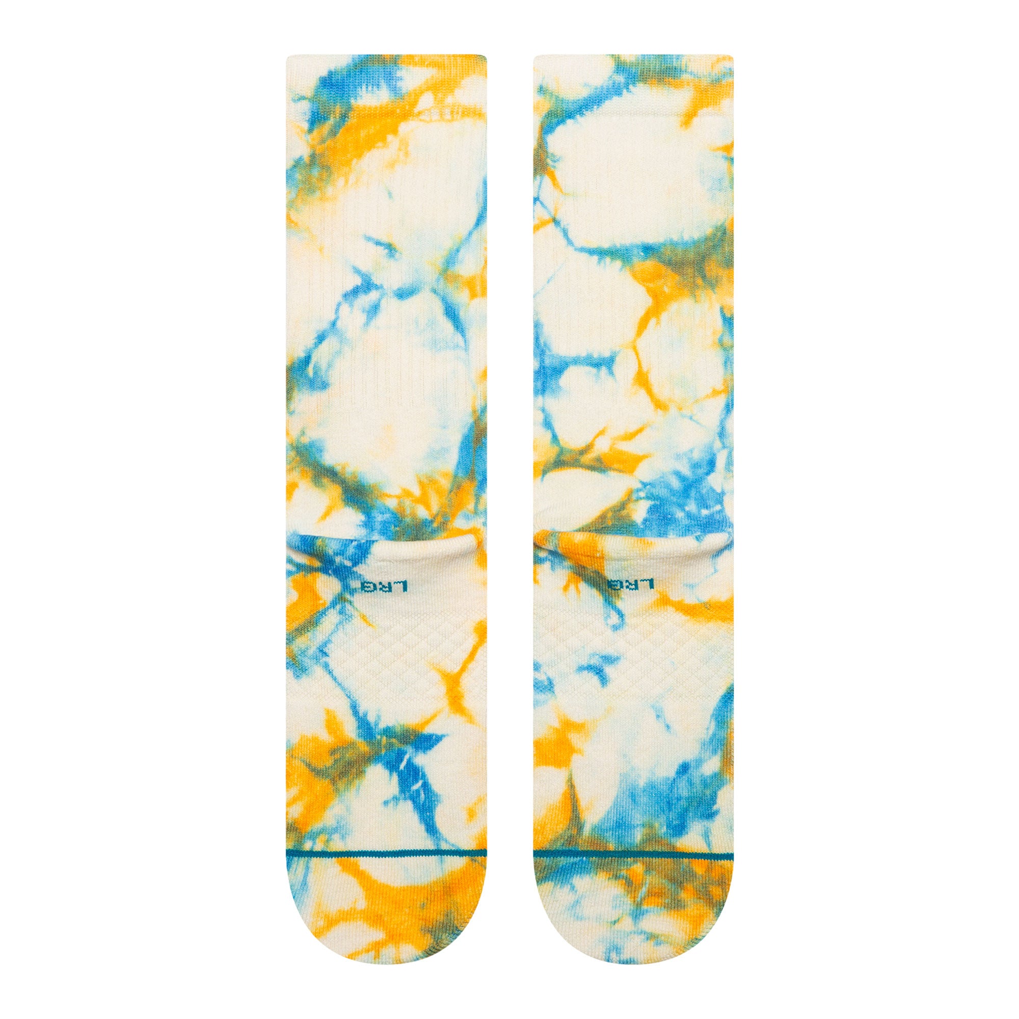 Stance Spotty Dye Crew Socks Mango Socks A556A26SPO-MAN Close-up | Overkill