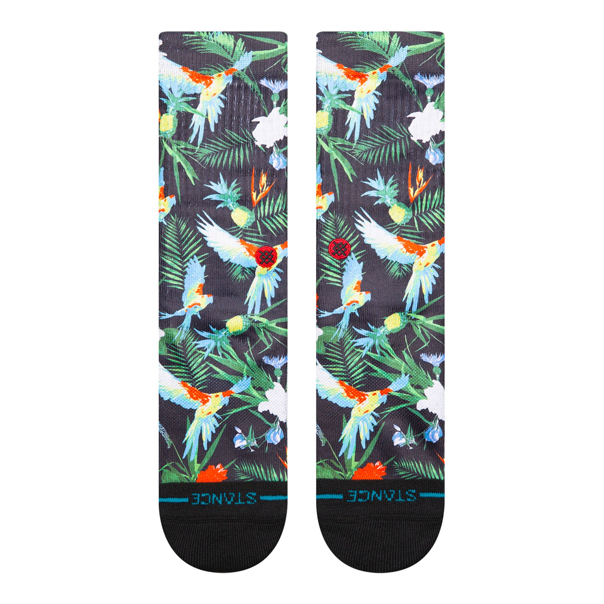 Stance Bird Cage Crew Socks Black Socks Close-up | Overkill