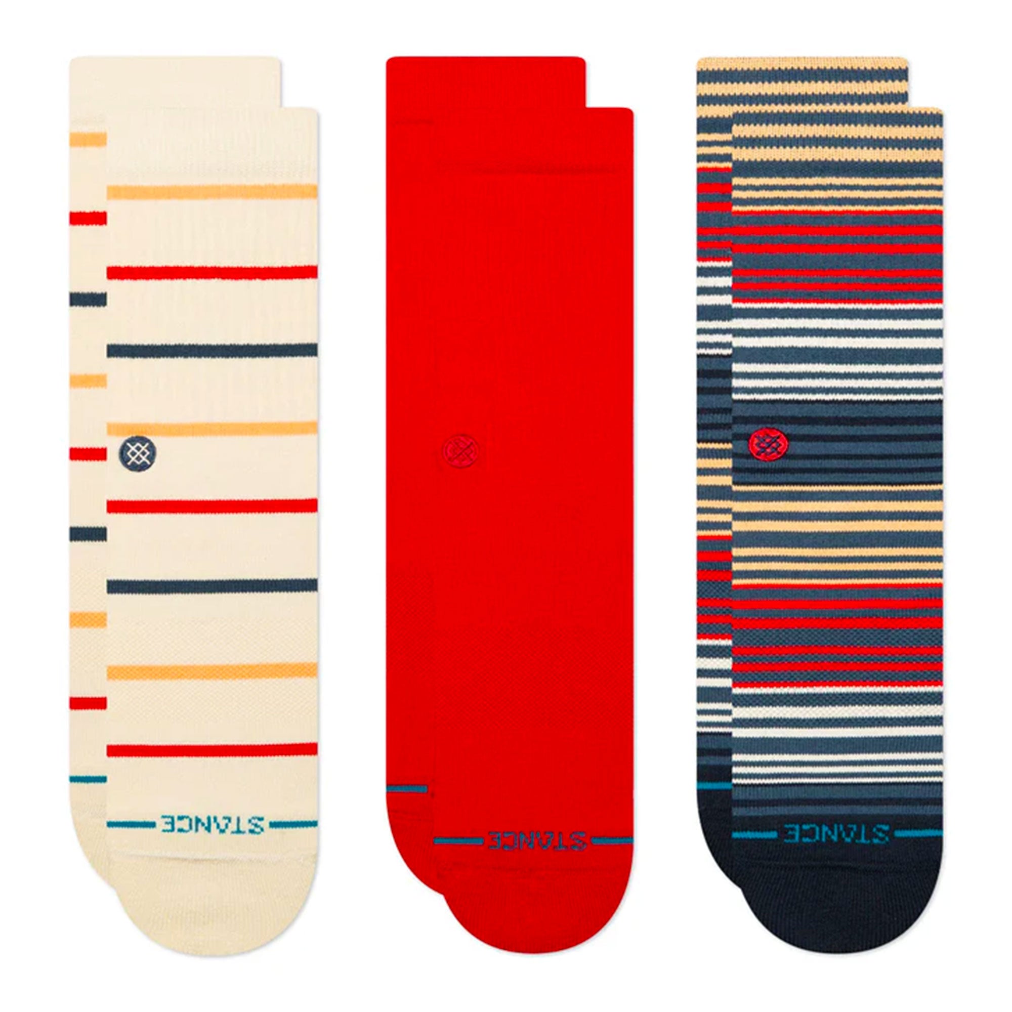 Stance Boardwalk 3 Pack Socks Multi Socks A556B24BOA-MUL | Overkill