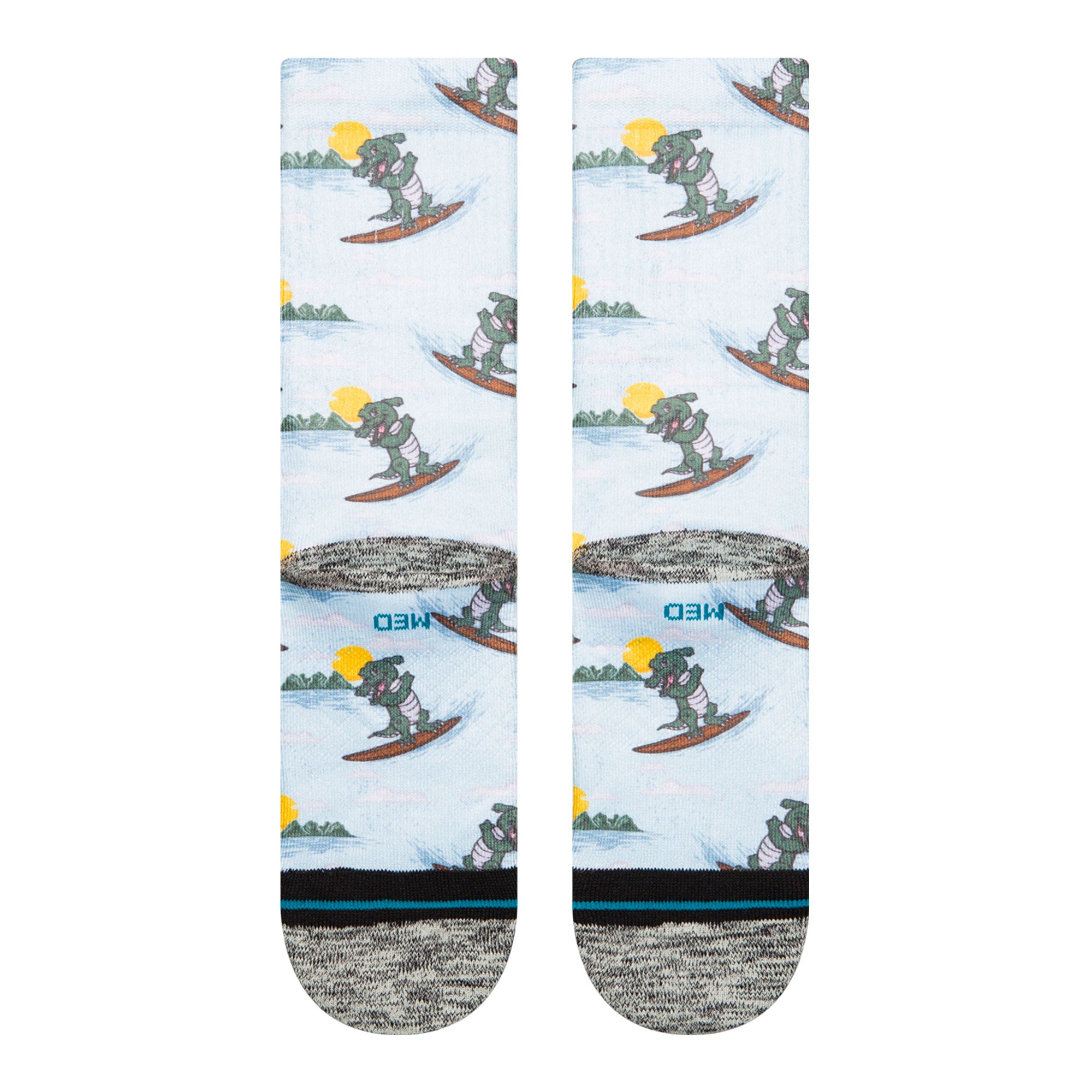 Stance Later Gator Crew Socks Light Blue Socks Material | Overkill