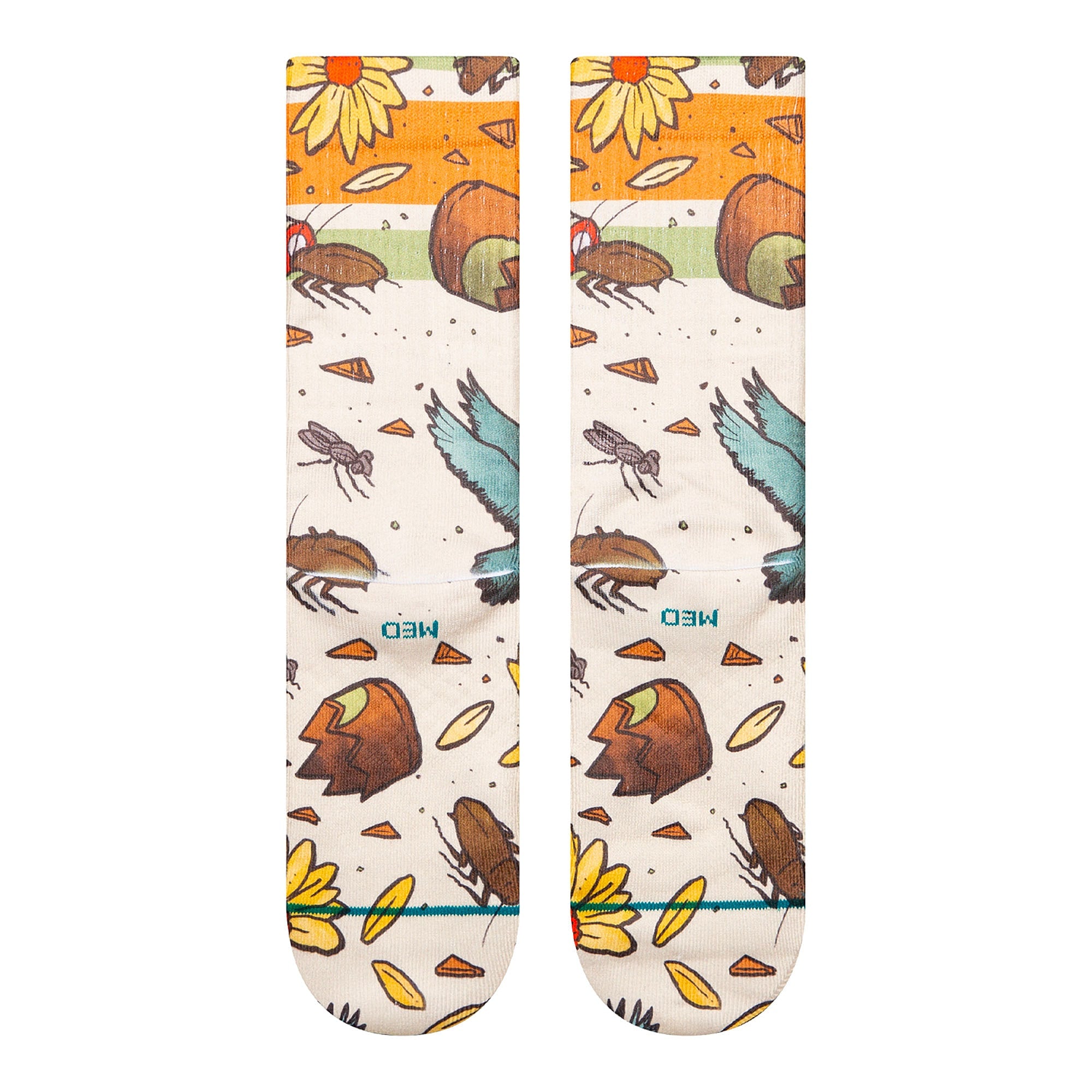 Stance Trashed Socks Off White Socks Material | Overkill