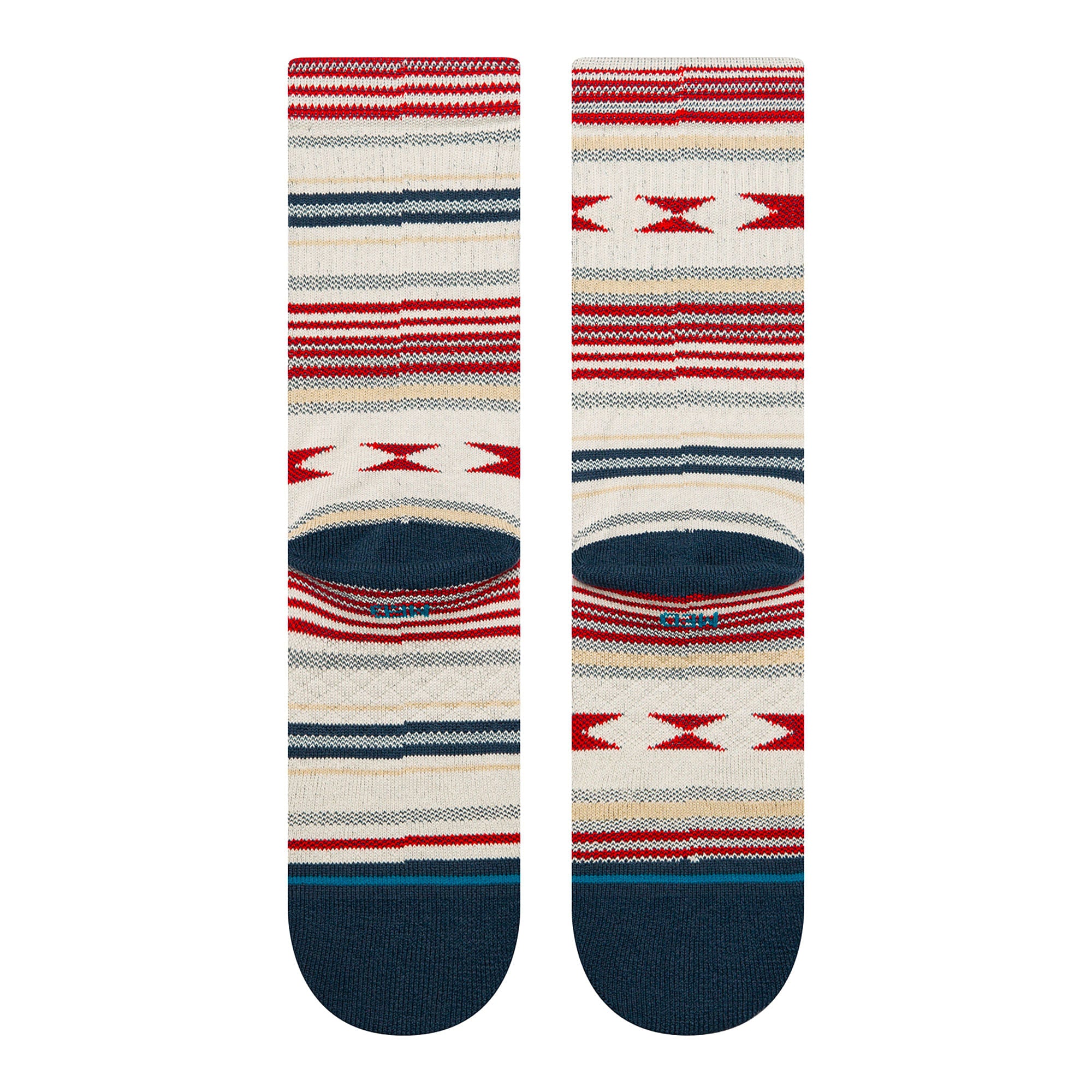 Stance Vista Cruz Crew Socks Vintage White Socks Material | Overkill