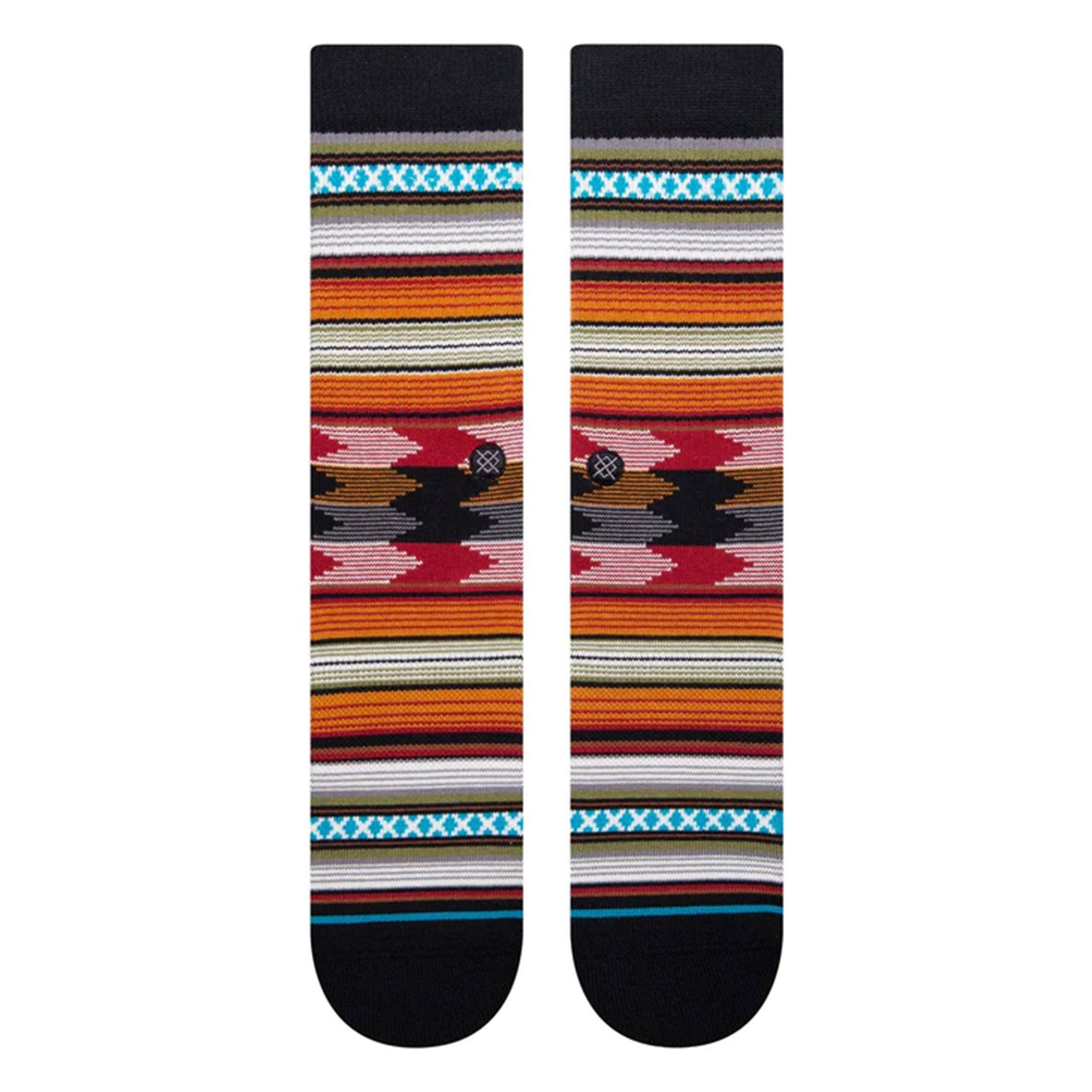 Stance Baron Socks Black Socks Close-up | Overkill