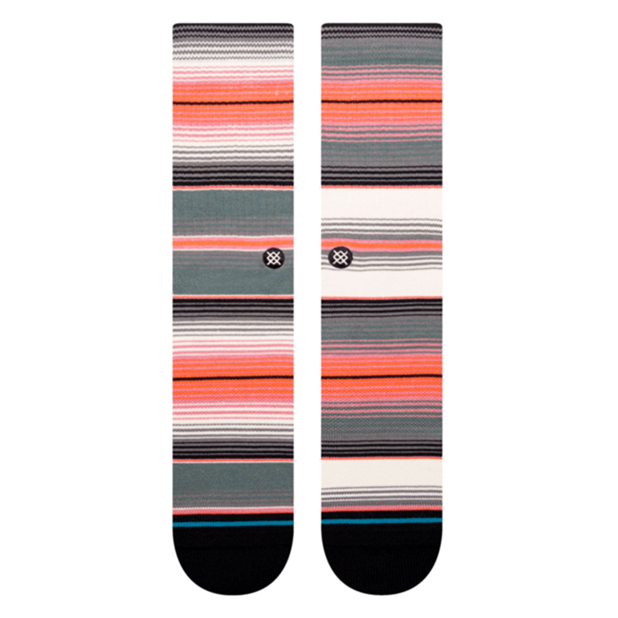 Stance Lanak Pass Crew Socks Teal Socks Close-up | Overkill