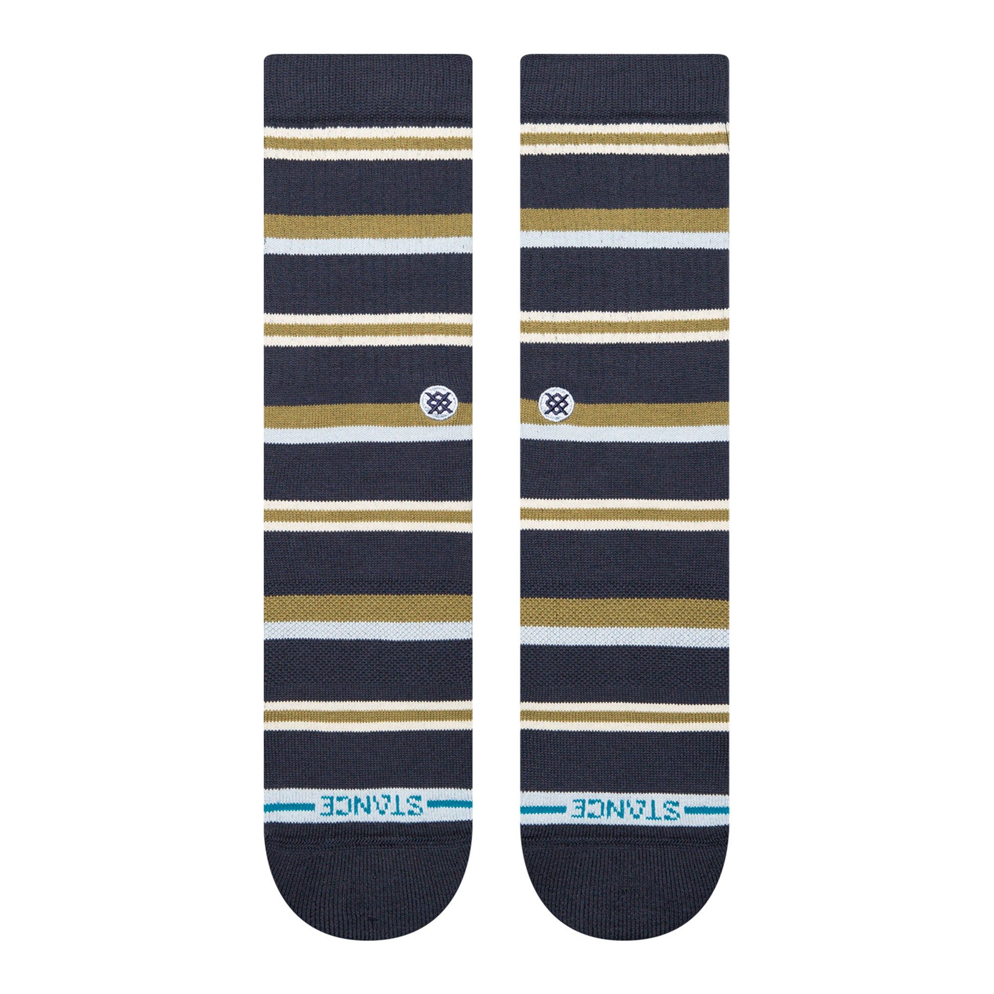 Stance Hudson Crew Socks Navy Socks Close-up | Overkill