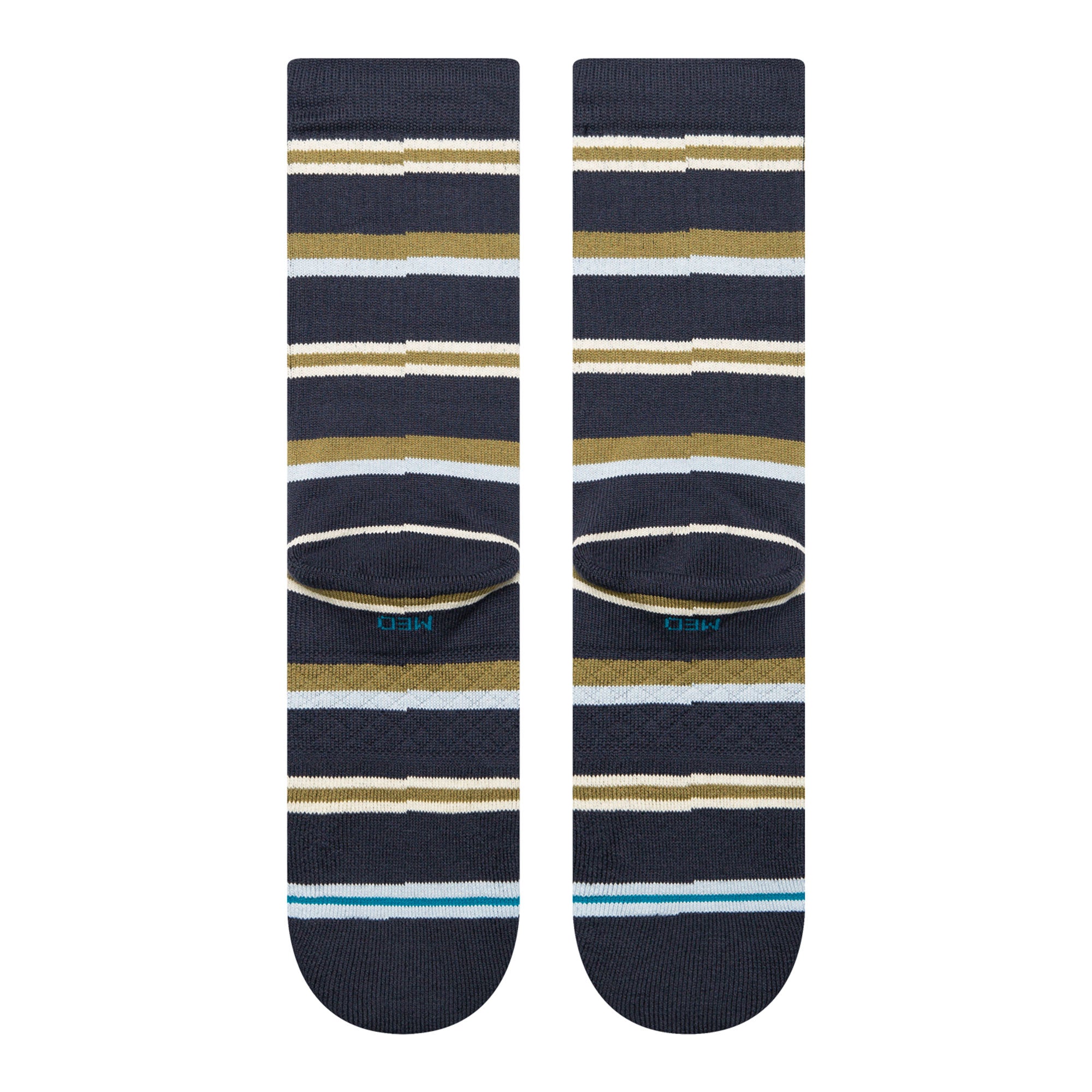 Stance Hudson Crew Socks Navy Socks Material | Overkill
