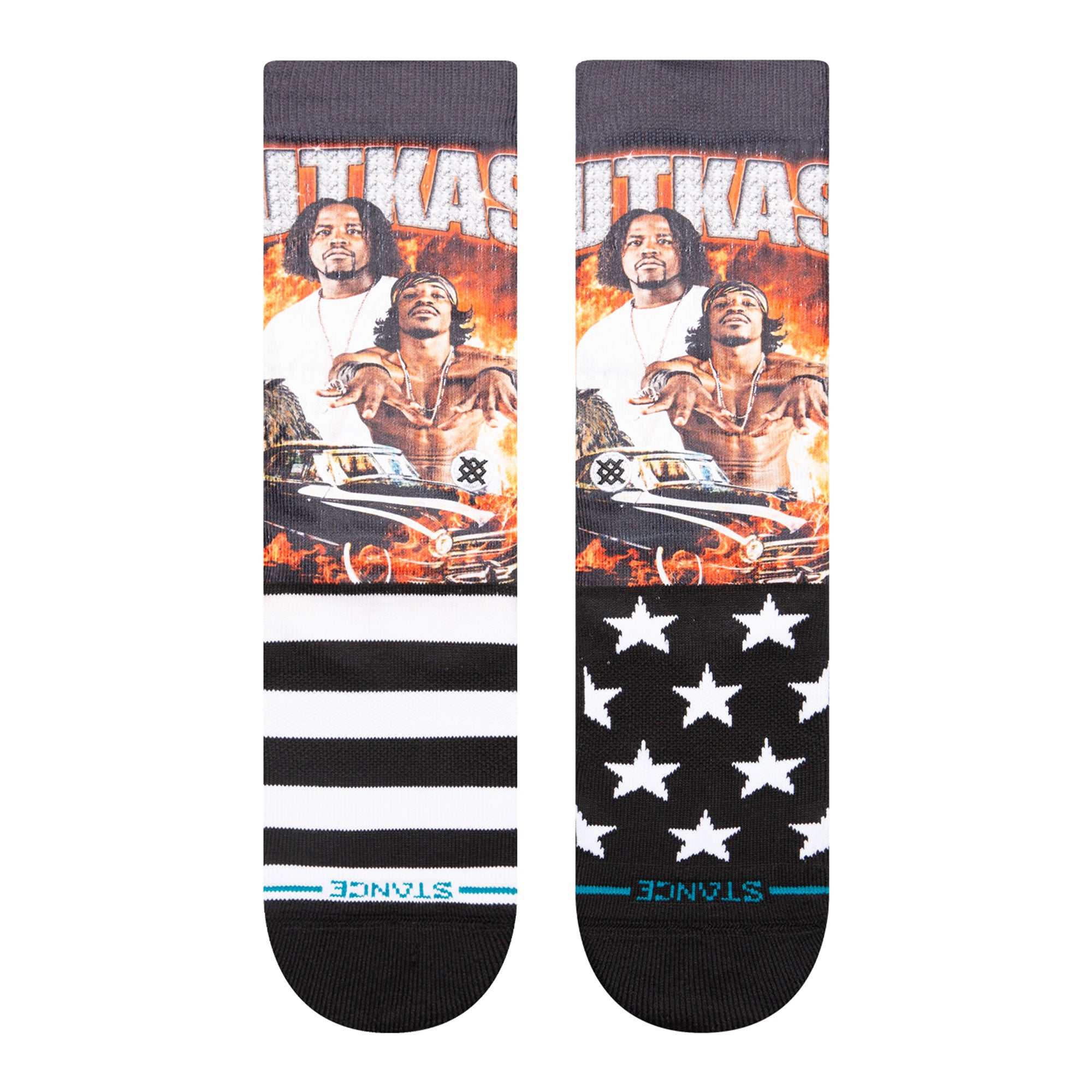 Stance Stankonia Crew Socks Black Socks Close-up | Overkill