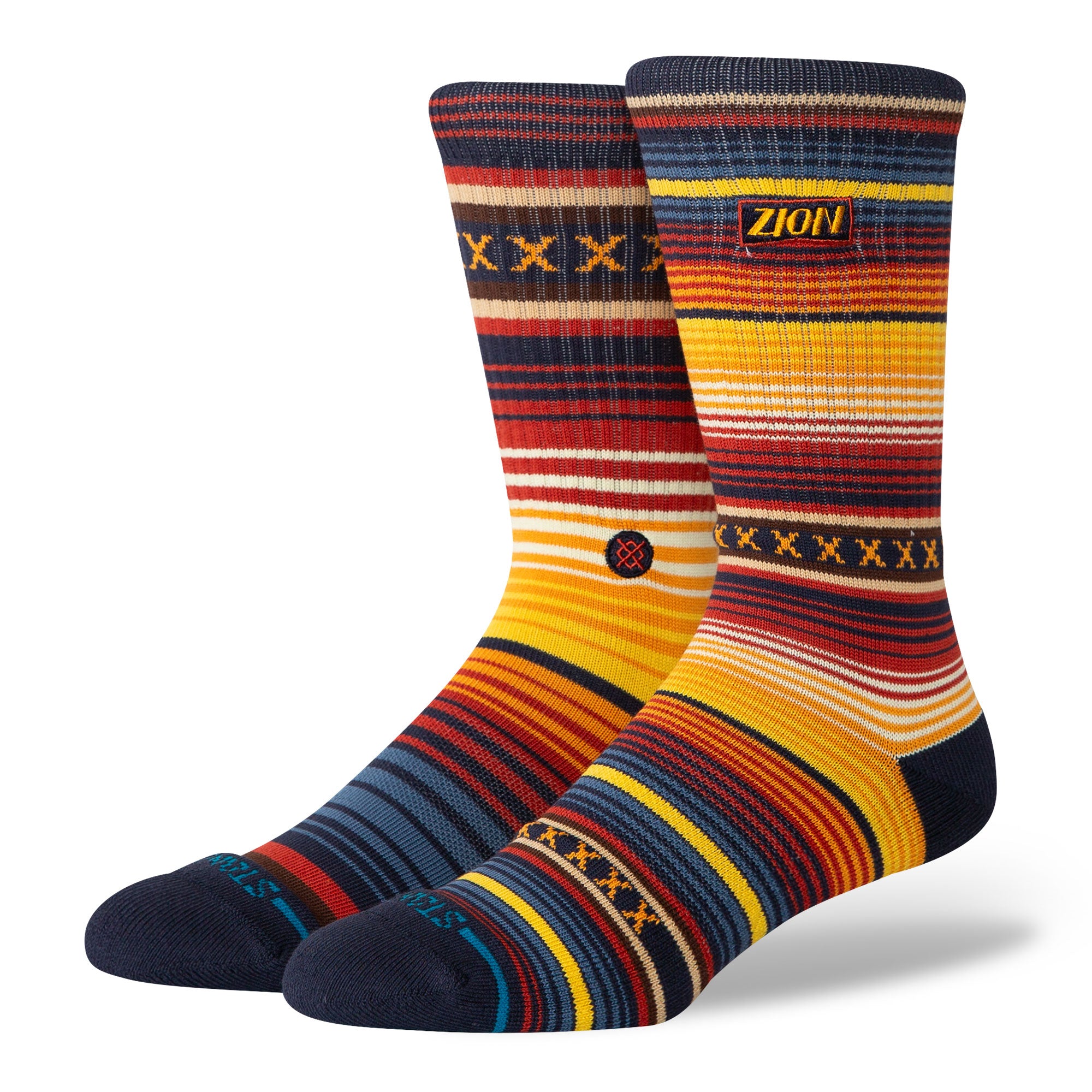 Stance Curren Parks Crew Socks Multicolor Socks A556C25CUR-NVY | Overkill
