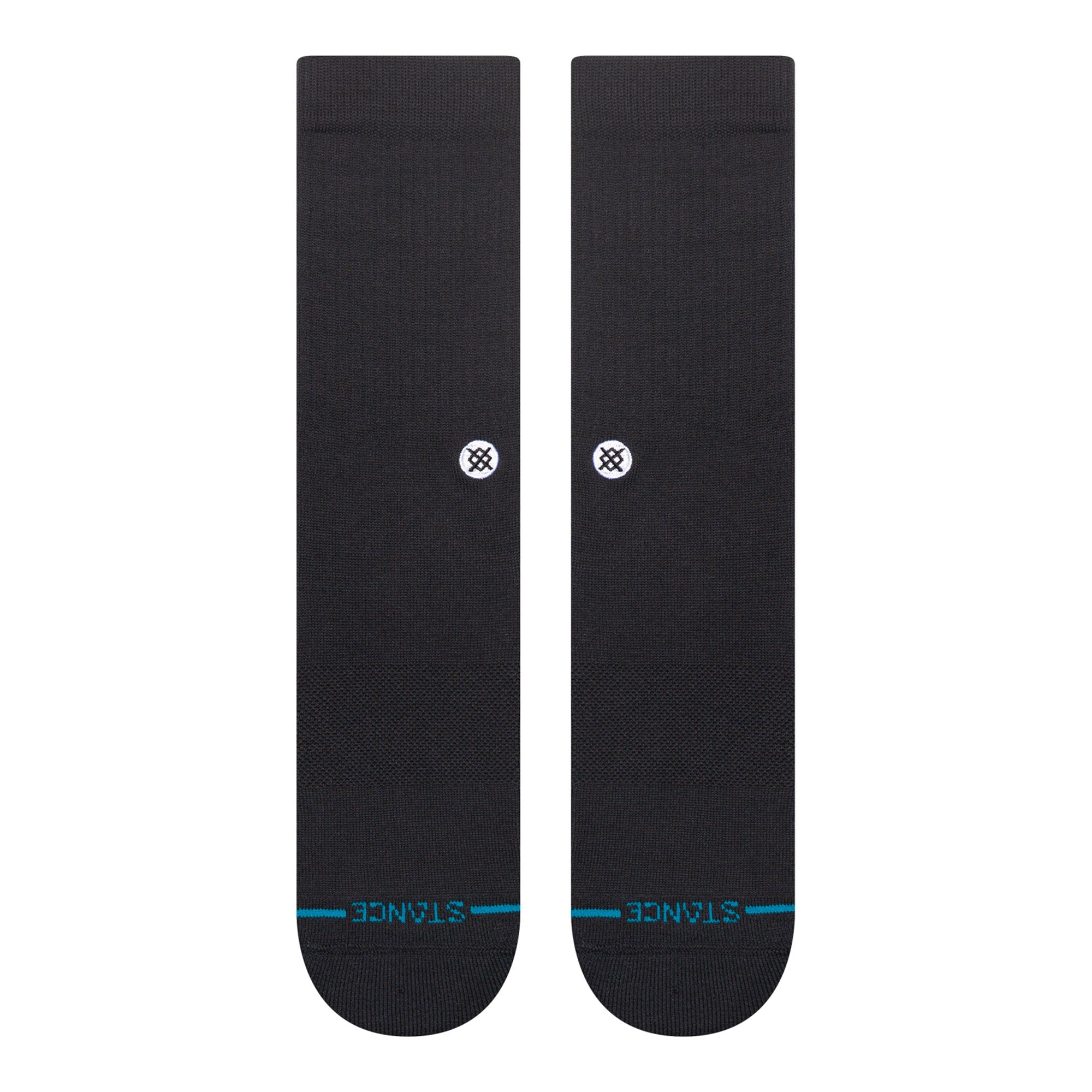 Stance Neighborly Crew Socks Black Socks A556C25NEI-BLK Close-up | Overkill