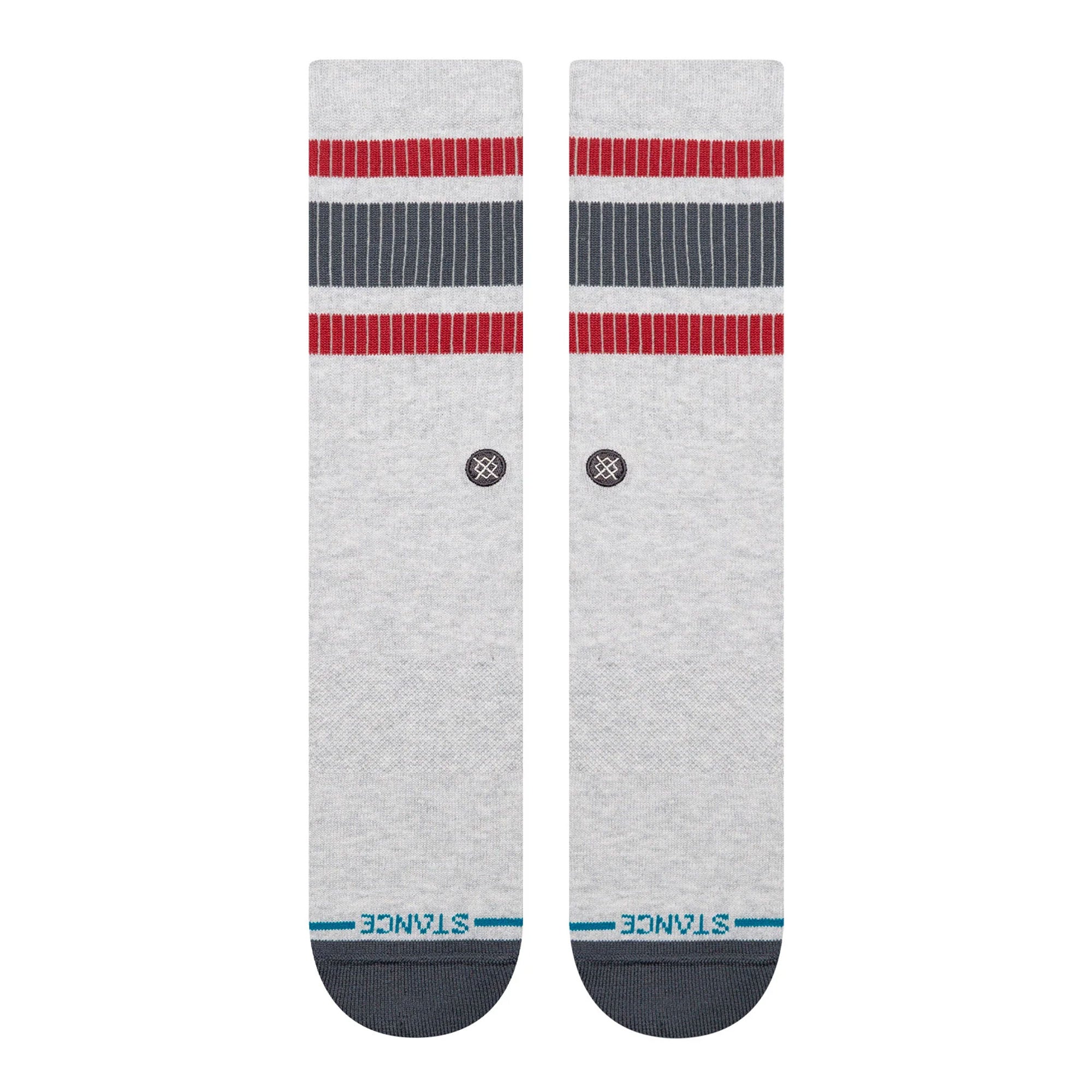Stance Boyd Pop Stitch Crew Socks Heather Grey Socks A556C26BOY-HGR Detailfoto | Overkill