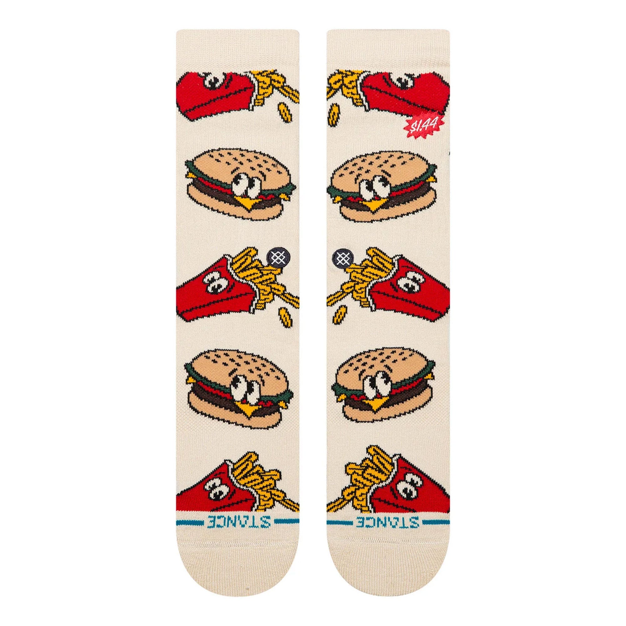 Stance Combo Meal Crew Socks Tan Socks A556C26COM-TAN Detailfoto | Overkill