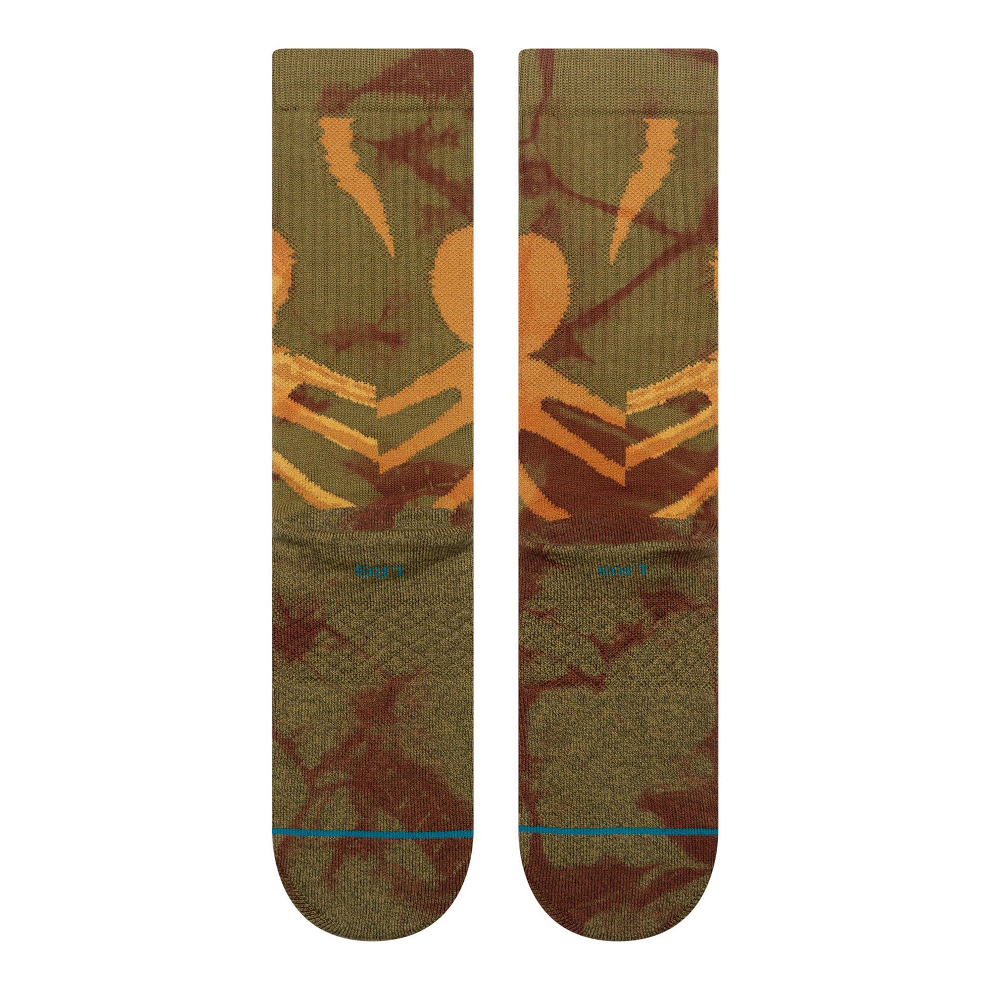 Stance Face Hugger Crew Socks Brown Socks A556C26FAC-BRN Close-up | Overkill