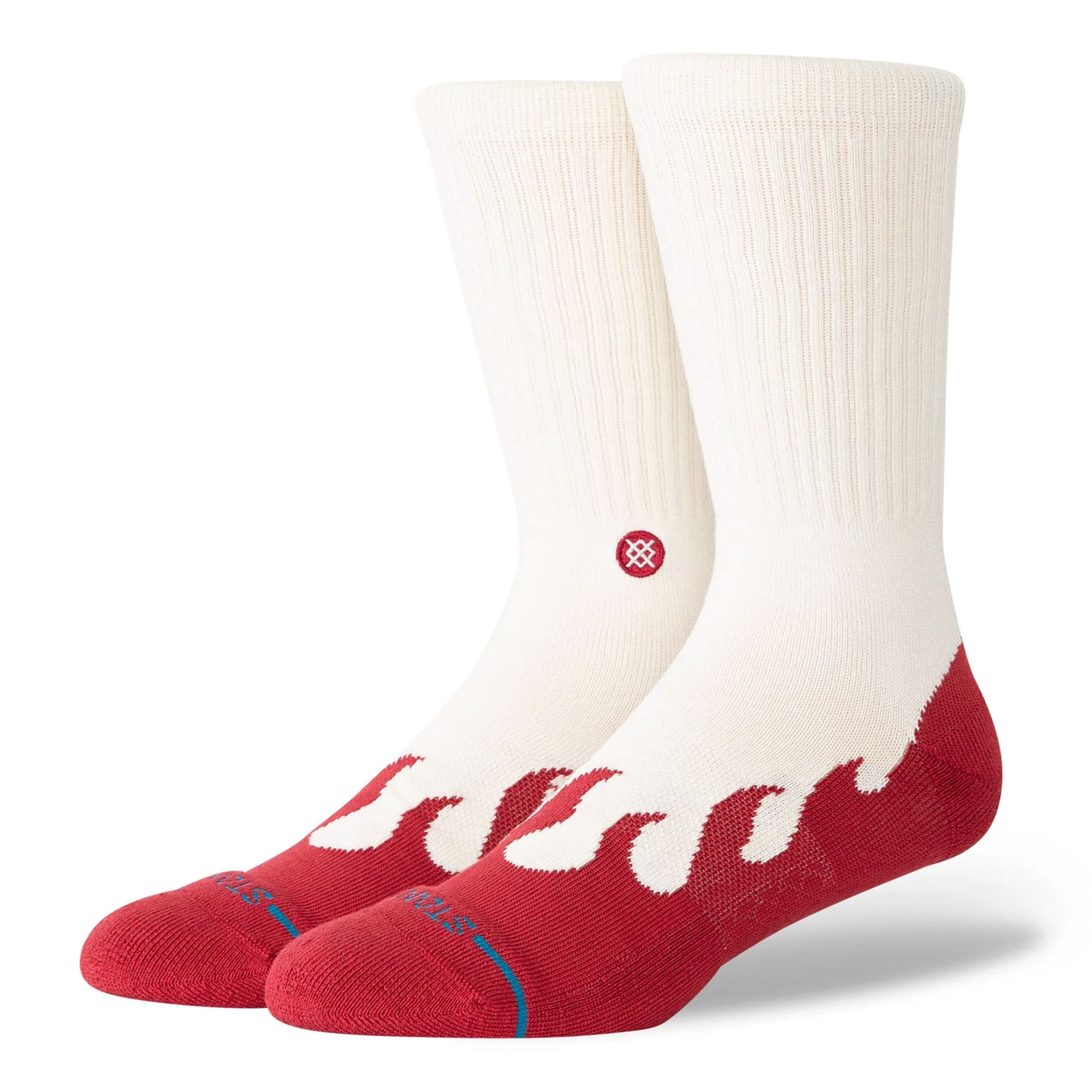 Stance Heating Up Crew Socks Red Socks A556C26HEA-RED | Overkill