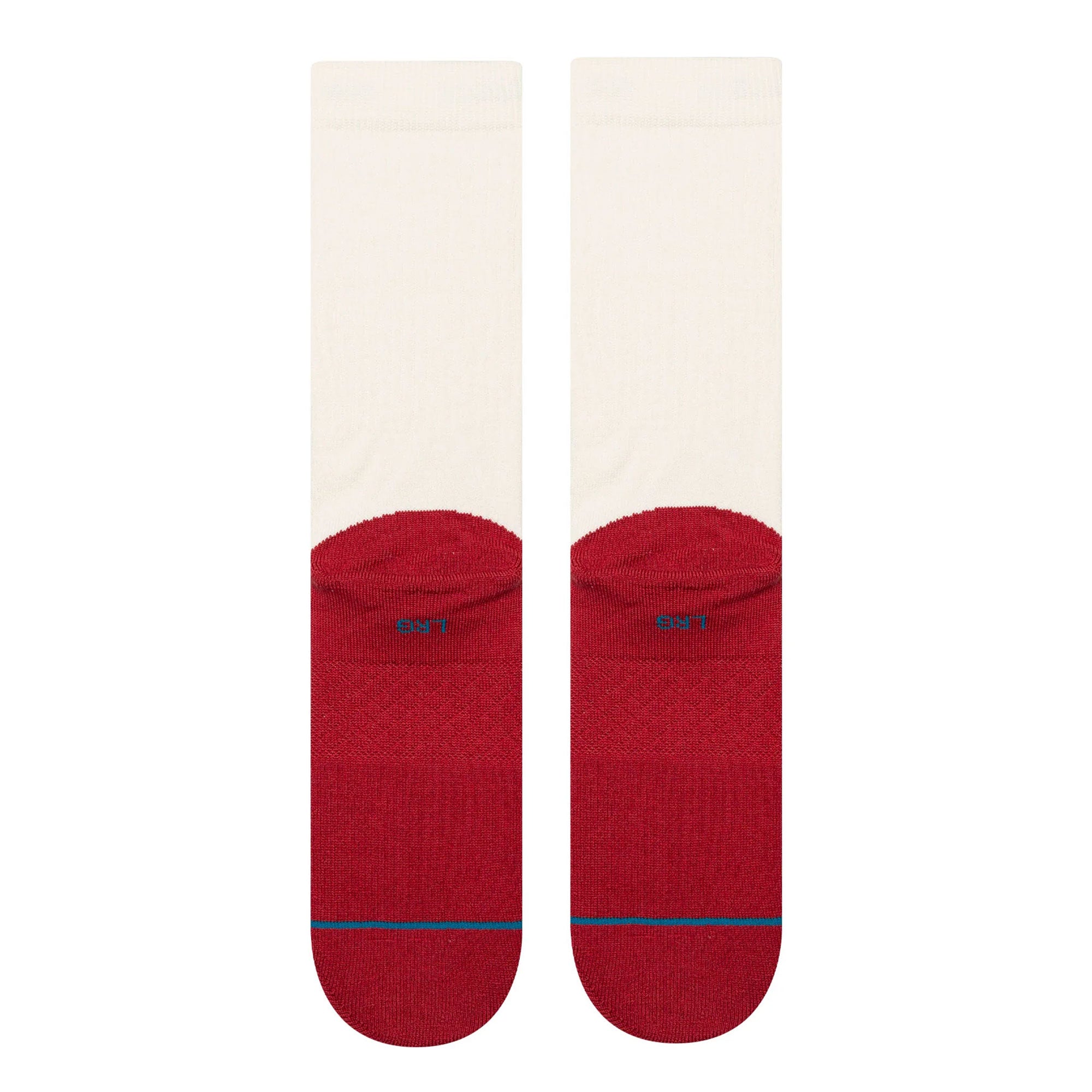 Stance Heating Up Crew Socks Red Socks A556C26HEA-RED Close-up | Overkill