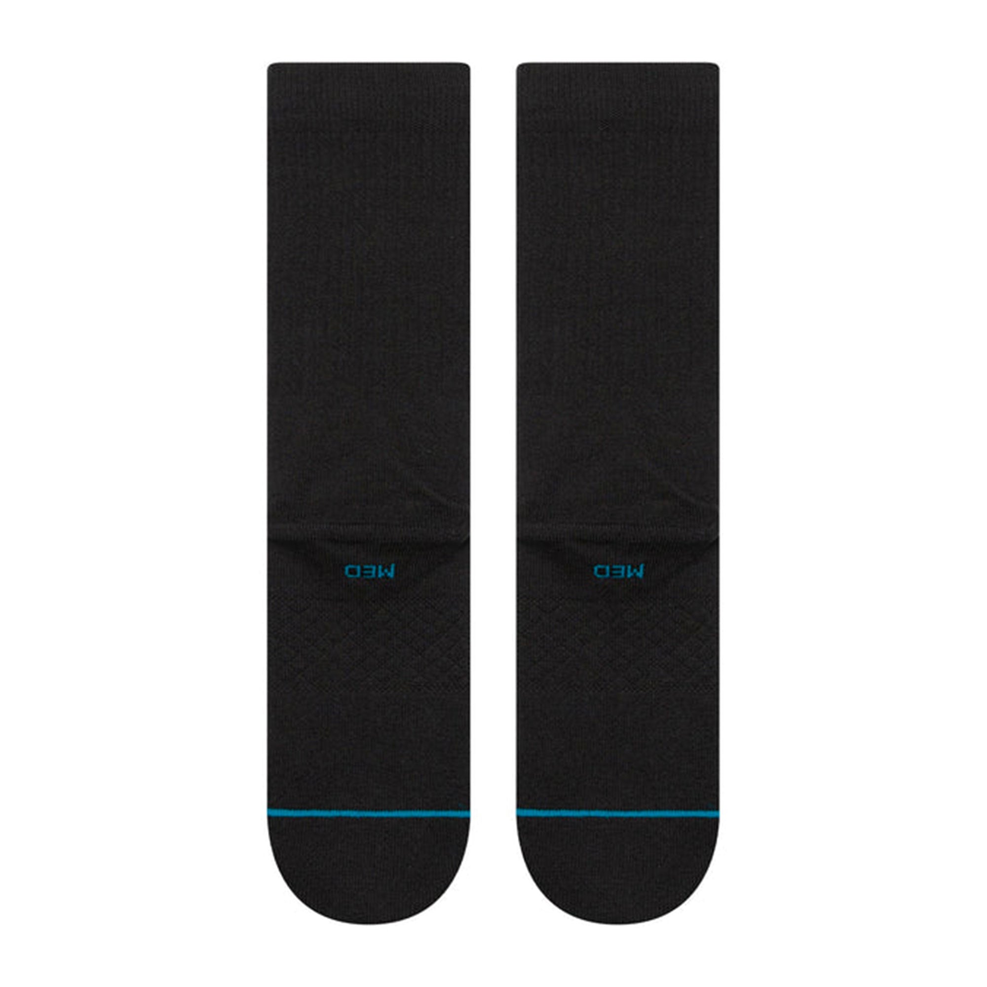 Stance Icon Organic Crew Socks Black Socks Material | Overkill