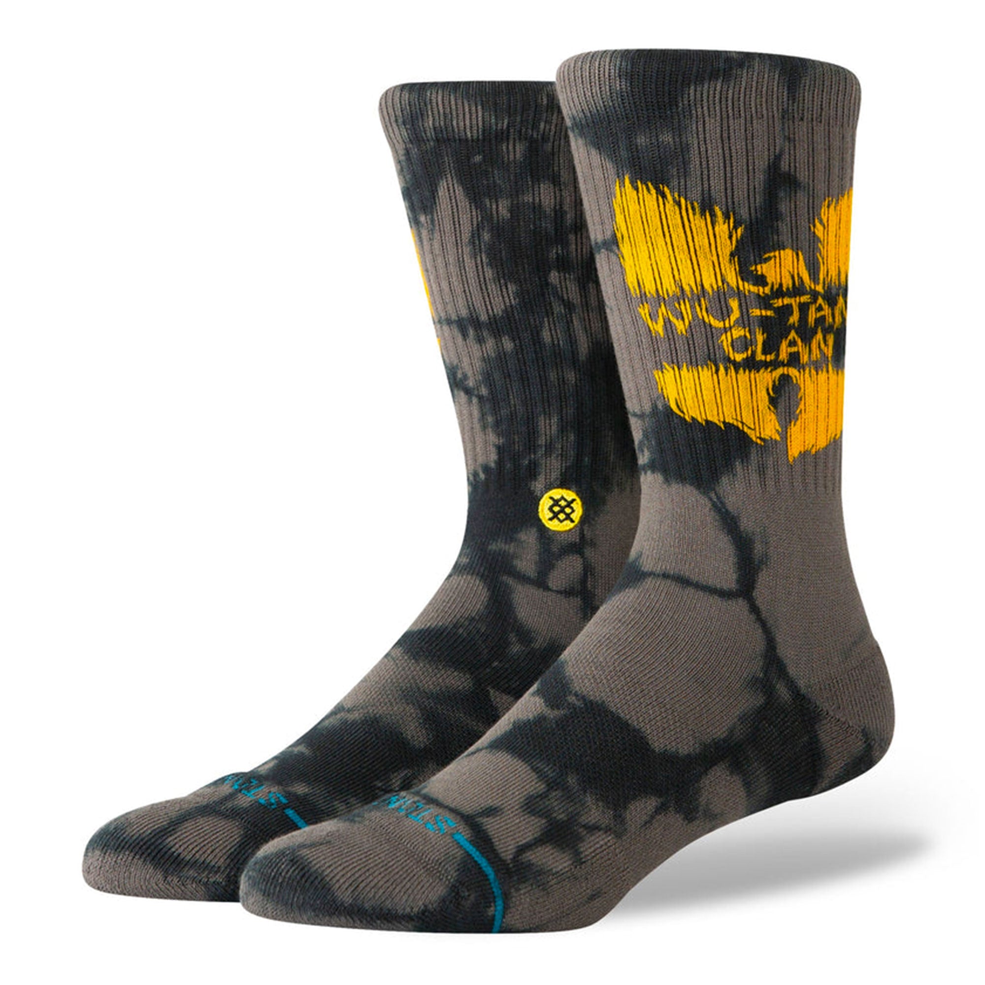 Stance Shaolin Slums Crew Socks Black Socks A556D24SHA-BLK | Overkill