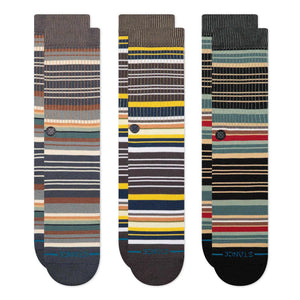 Stance Jorongo 3 Pack Socks Multi Socks A556D26JOR-MUL | Overkill