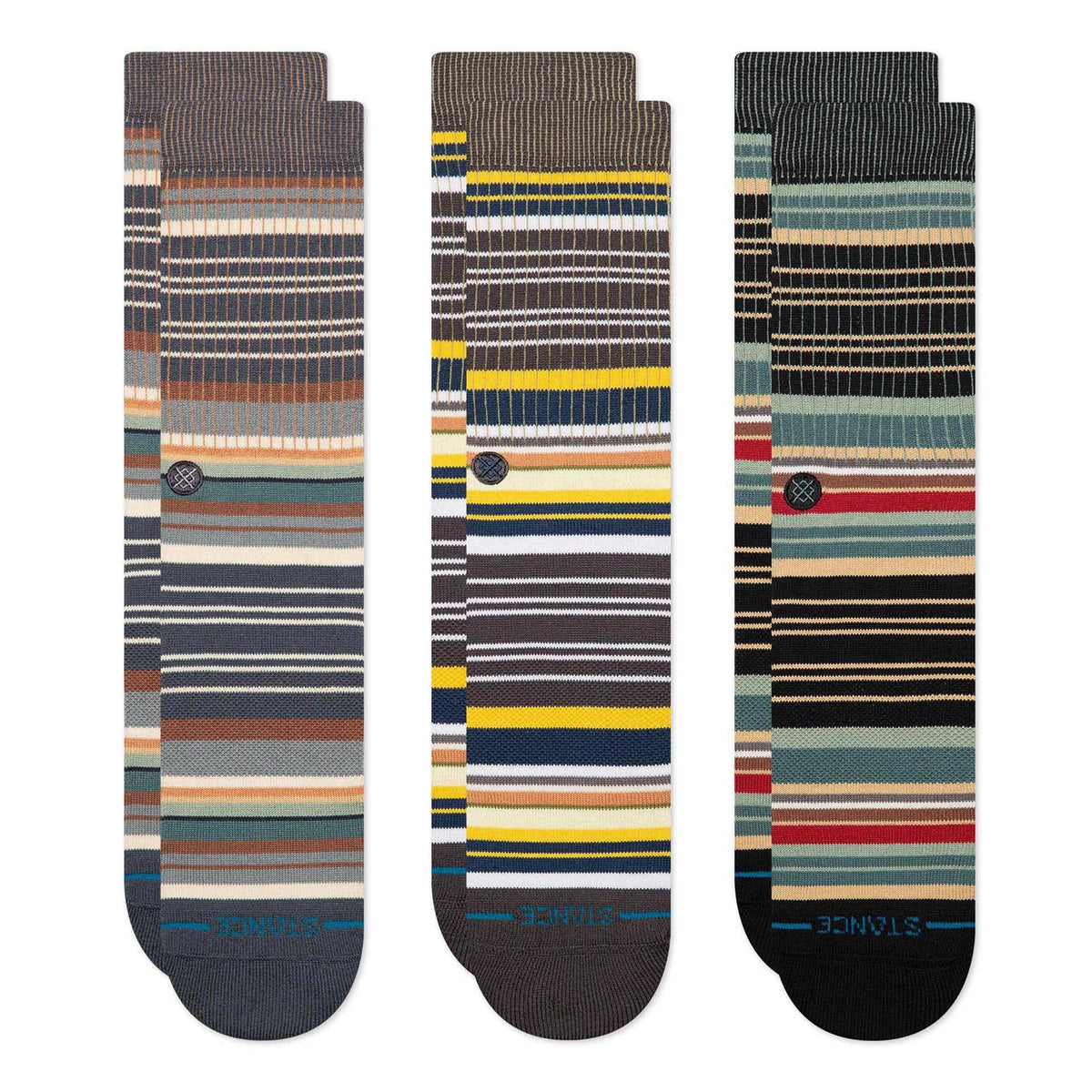 Stance Jorongo 3 Pack Socks Multi Socks A556D26JOR-MUL | Overkill
